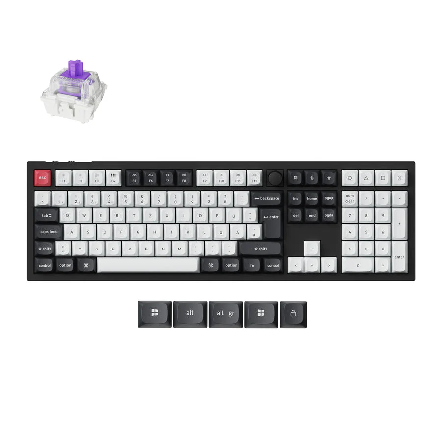 Keychron Q6 HE QMK Wireless Custom Keyboard ISO Layout Collection - Image 2