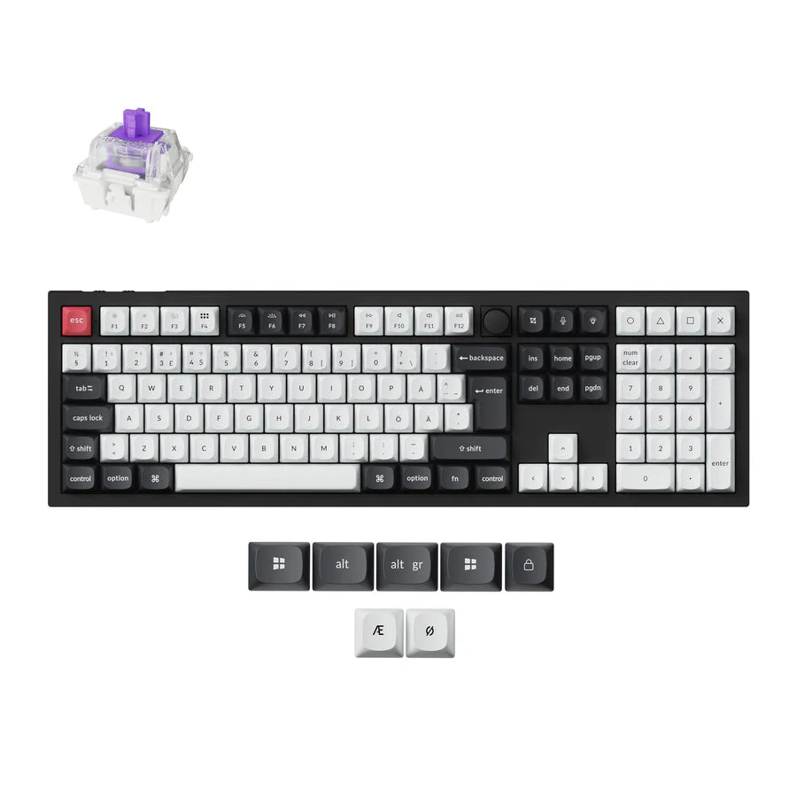 Keychron Q6 HE QMK Wireless Custom Keyboard ISO Layout Collection - Image 4