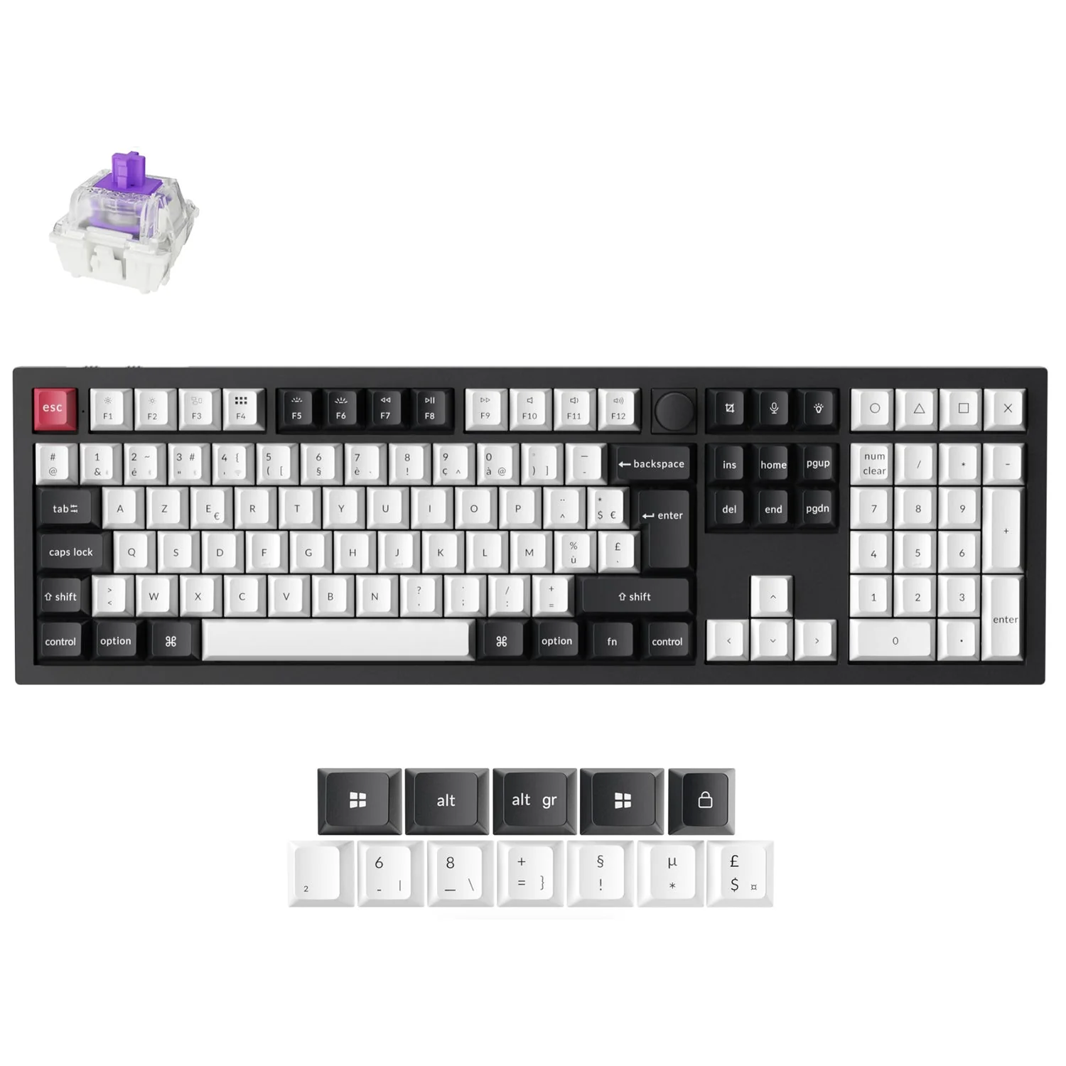 Keychron Q6 HE QMK Wireless Custom Keyboard ISO Layout Collection - Image 8