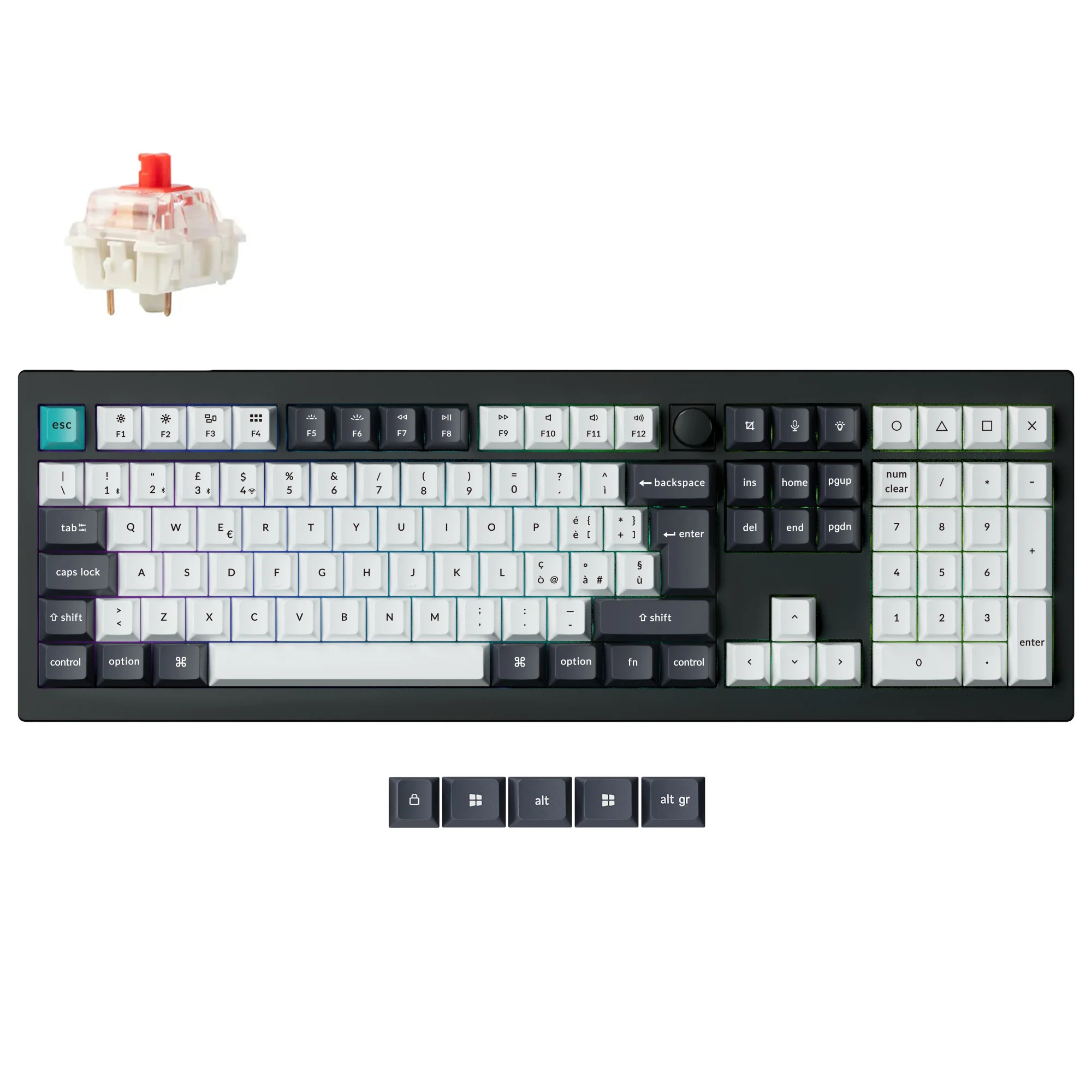 Keychron Q6 Max QMK/VIA Wireless Custom Mechanical Keyboard ISO Layout Collection - Image 20