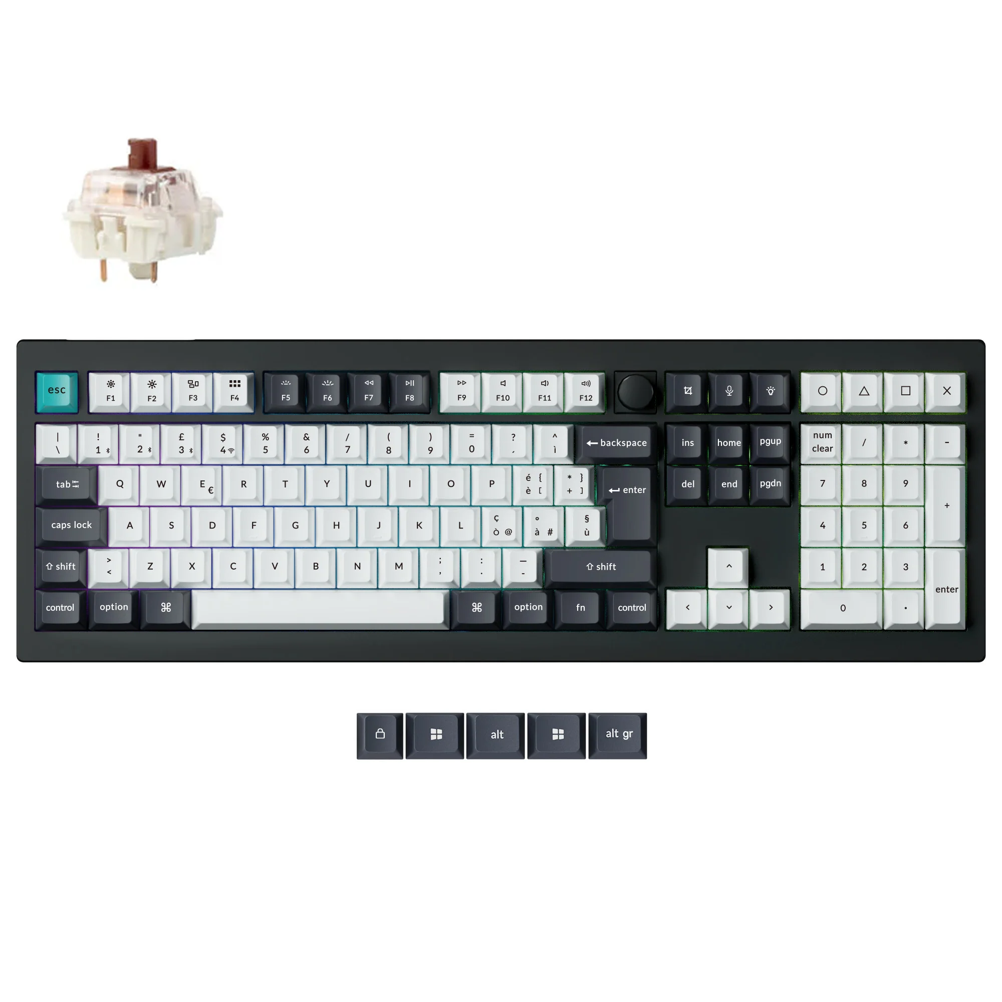 Keychron Q6 Max QMK/VIA Wireless Custom Mechanical Keyboard ISO Layout Collection - Image 21
