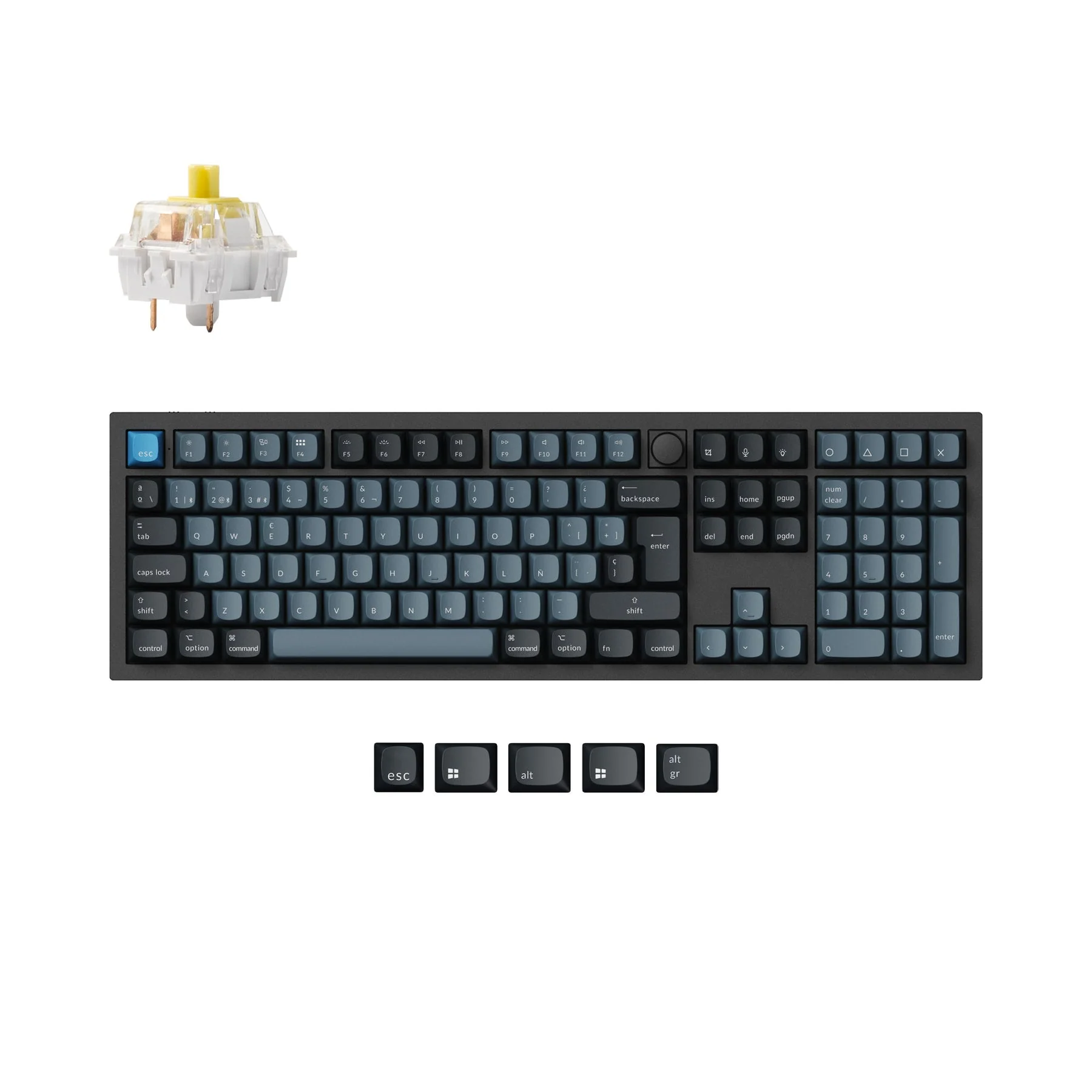Keychron Q6 Pro QMK/VIA Wireless Custom Mechanical Keyboard ISO Layout Collection - Image 10