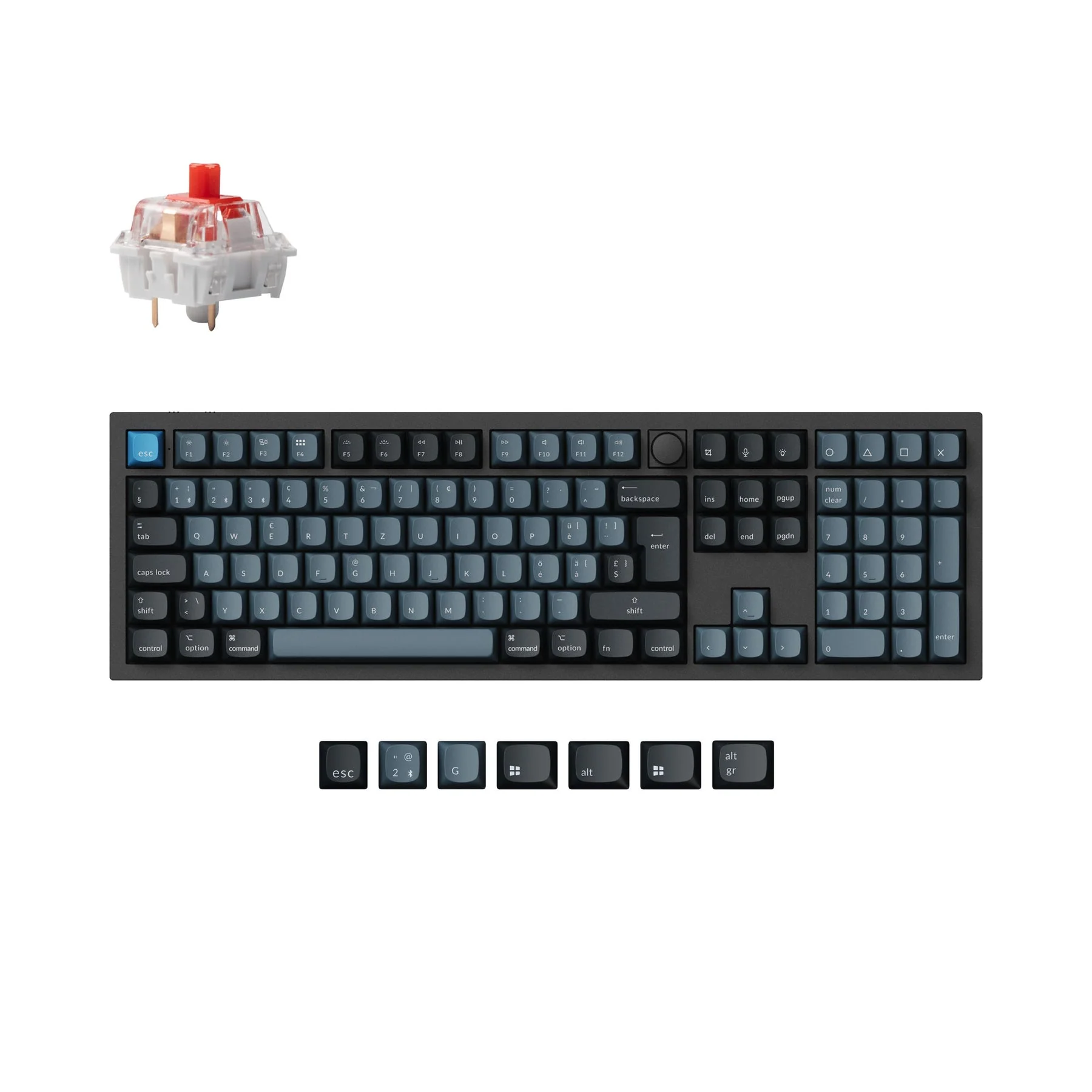 Keychron Q6 Pro QMK/VIA Wireless Custom Mechanical Keyboard ISO Layout Collection - Image 11