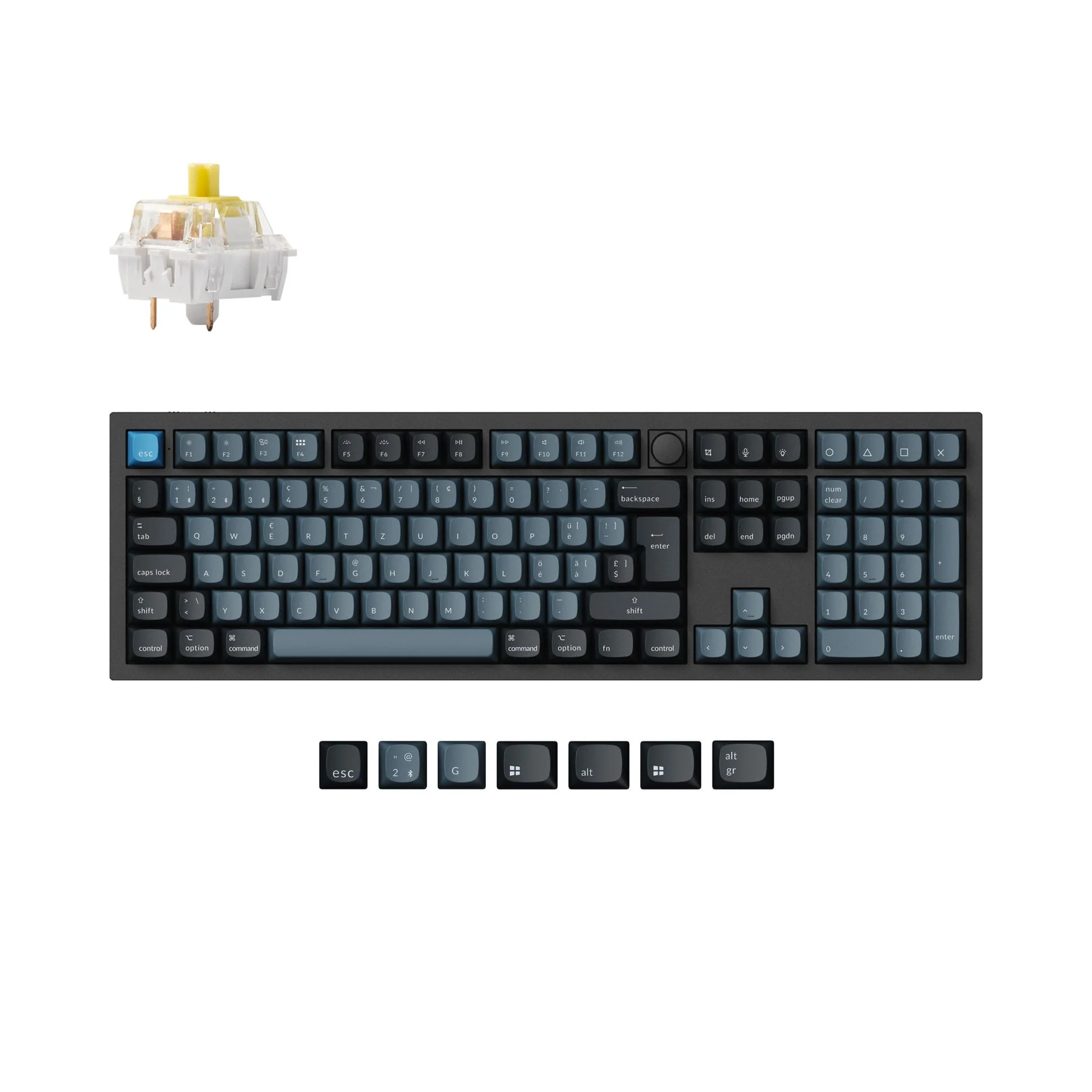 Keychron Q6 Pro QMK/VIA Wireless Custom Mechanical Keyboard ISO Layout Collection - Image 12