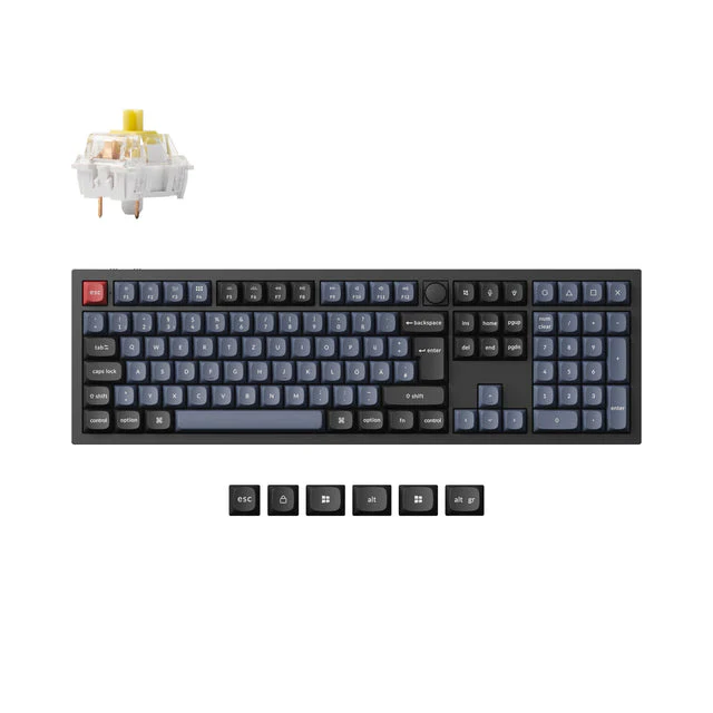 Keychron Q6 Pro QMK/VIA Wireless Custom Mechanical Keyboard ISO Layout Collection - Image 17