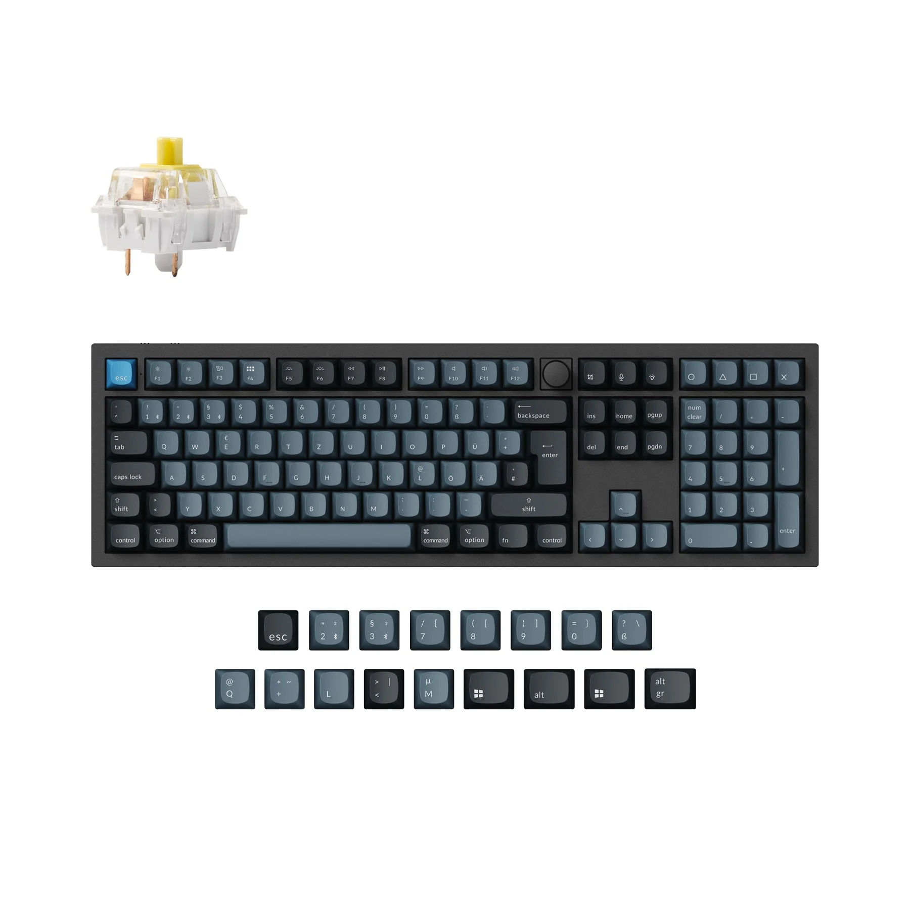 Keychron Q6 Pro QMK/VIA Wireless Custom Mechanical Keyboard ISO Layout Collection - Image 2