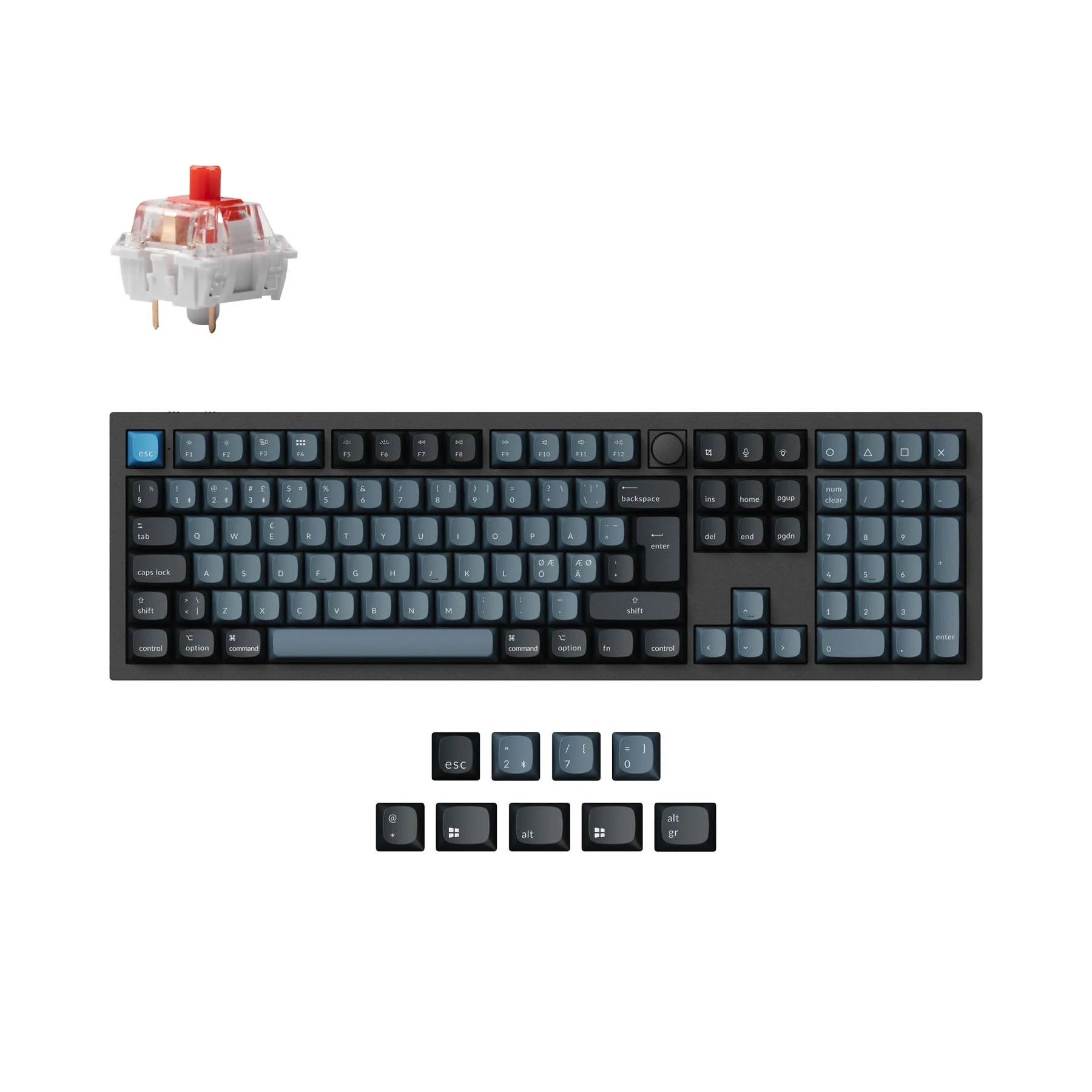 Keychron Q6 Pro QMK/VIA Wireless Custom Mechanical Keyboard ISO Layout Collection - Image 5