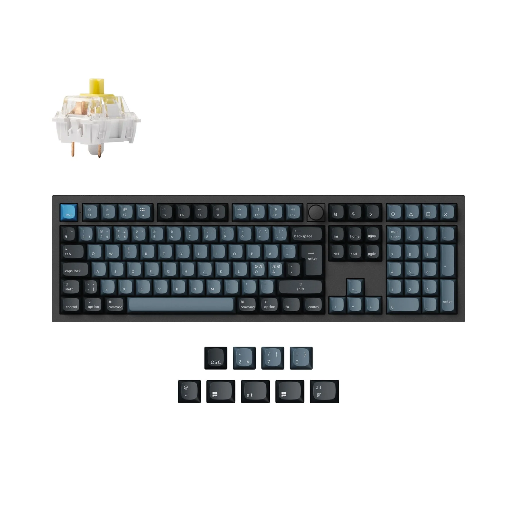 Keychron Q6 Pro QMK/VIA Wireless Custom Mechanical Keyboard ISO Layout Collection - Image 6