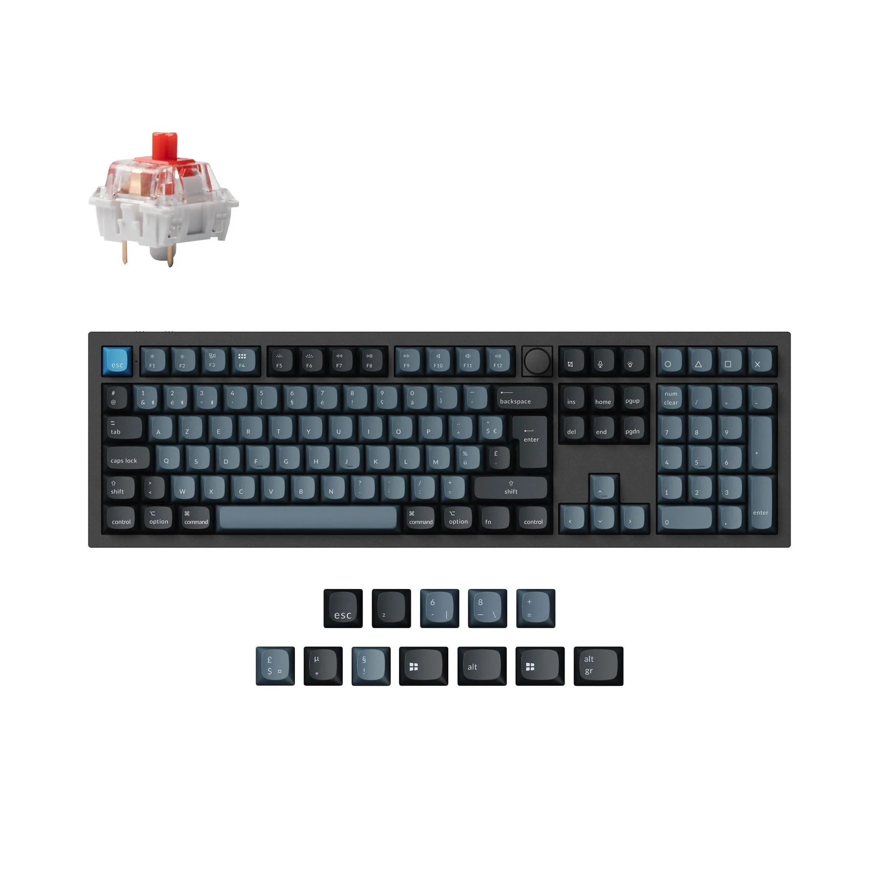 Keychron Q6 Pro QMK/VIA Wireless Custom Mechanical Keyboard ISO Layout Collection - Image 7