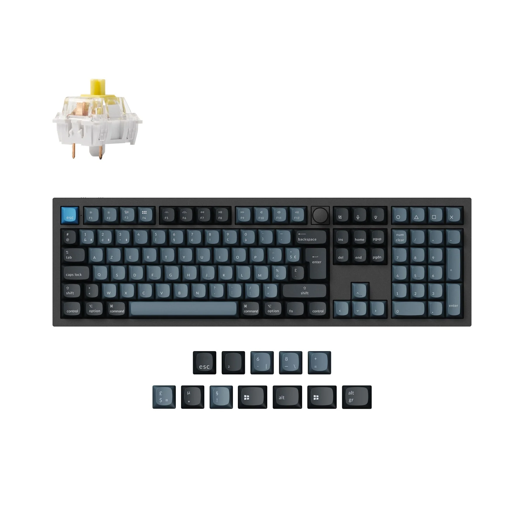 Keychron Q6 Pro QMK/VIA Wireless Custom Mechanical Keyboard ISO Layout Collection - Image 8