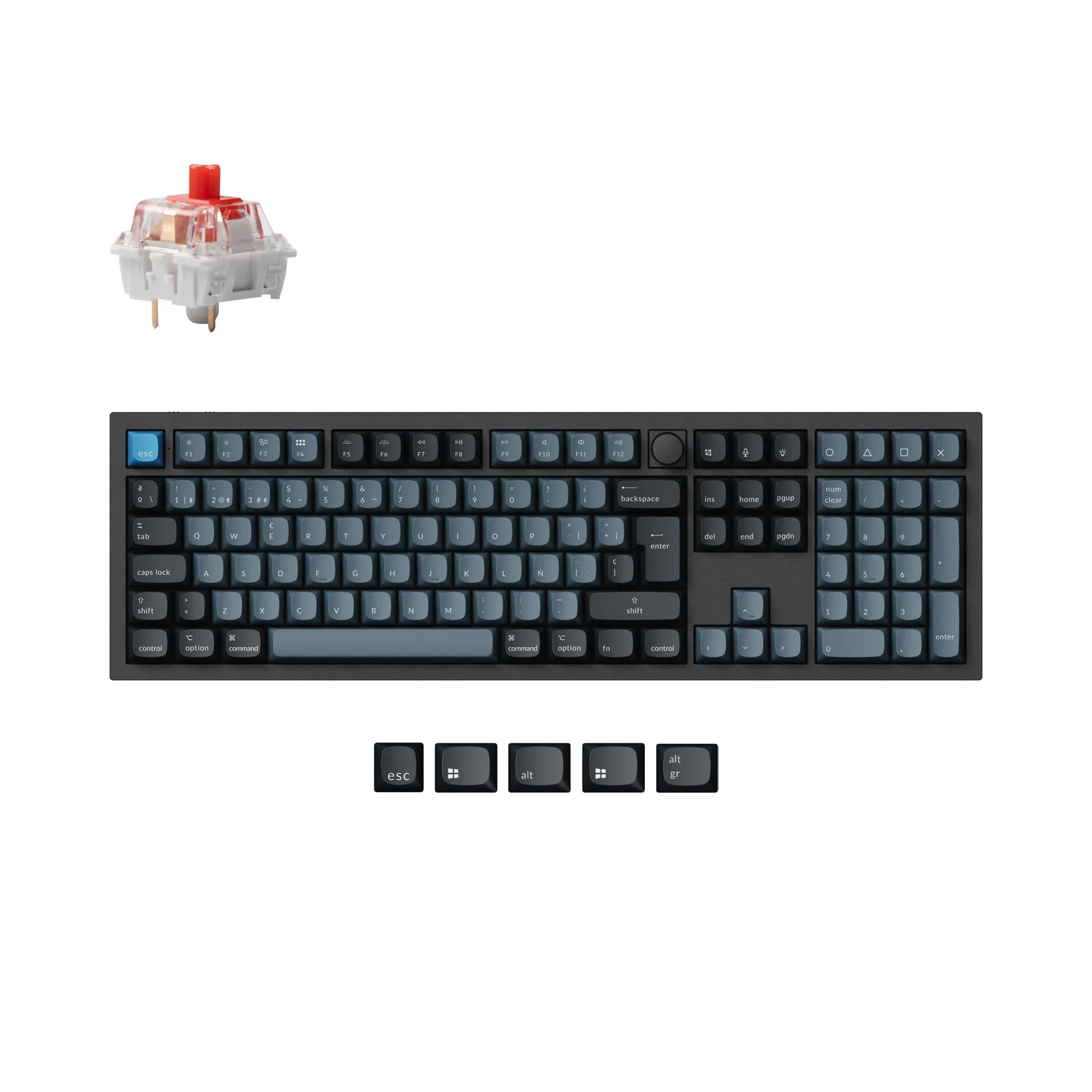 Keychron Q6 Pro QMK/VIA Wireless Custom Mechanical Keyboard ISO Layout Collection - Image 9