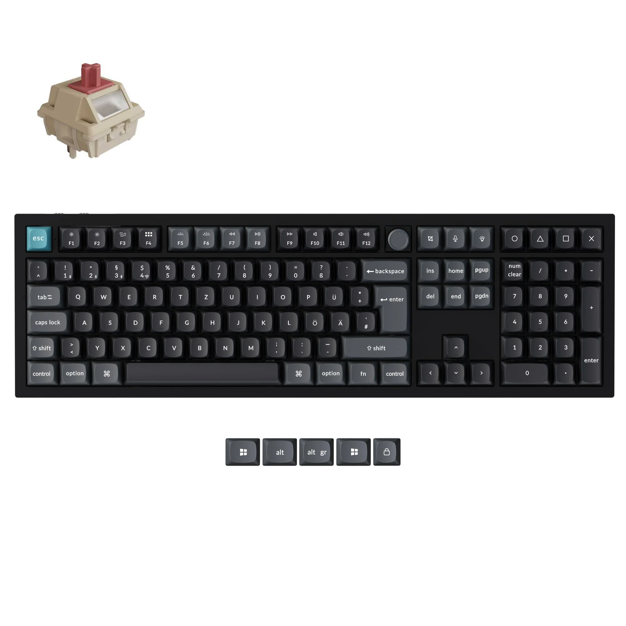 Keychron Q6 Ultra 8K Wireless Custom Mechanical Keyboard ISO Layout Collection - Image 12