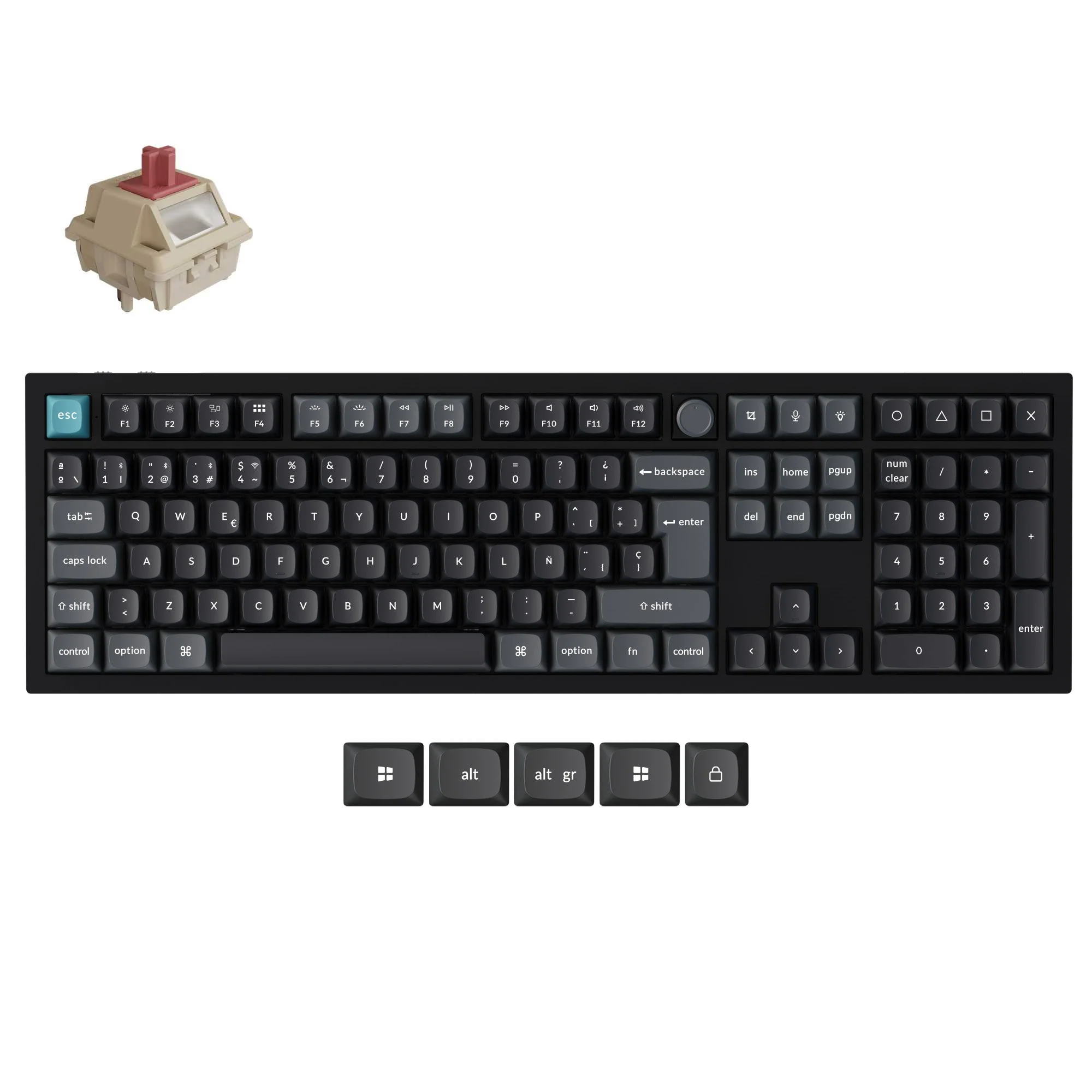 Keychron Q6 Ultra 8K Wireless Custom Mechanical Keyboard ISO Layout Collection - Image 13