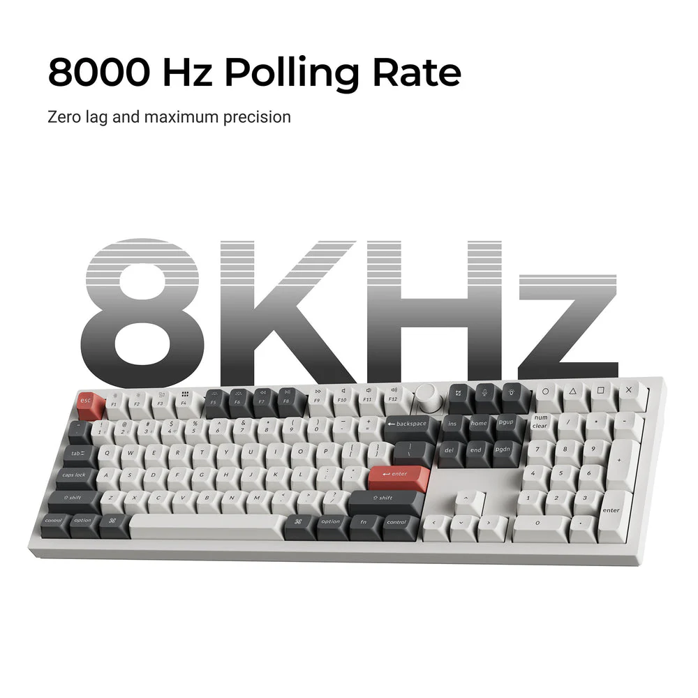 Keychron Q6 Ultra 8K Wireless Custom Mechanical Keyboard (US ANSI Layout) - Image 10