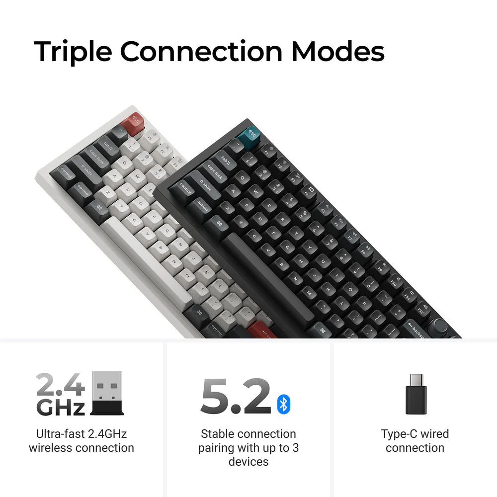 Keychron Q6 Ultra 8K Wireless Custom Mechanical Keyboard (US ANSI Layout) - Image 11