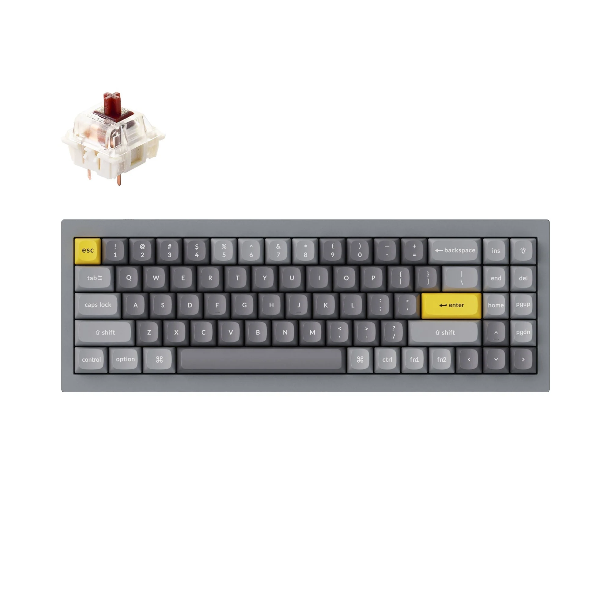 Keychron Q7 QMK Custom Mechanical Keyboard (US ANSI Layout) - Image 6