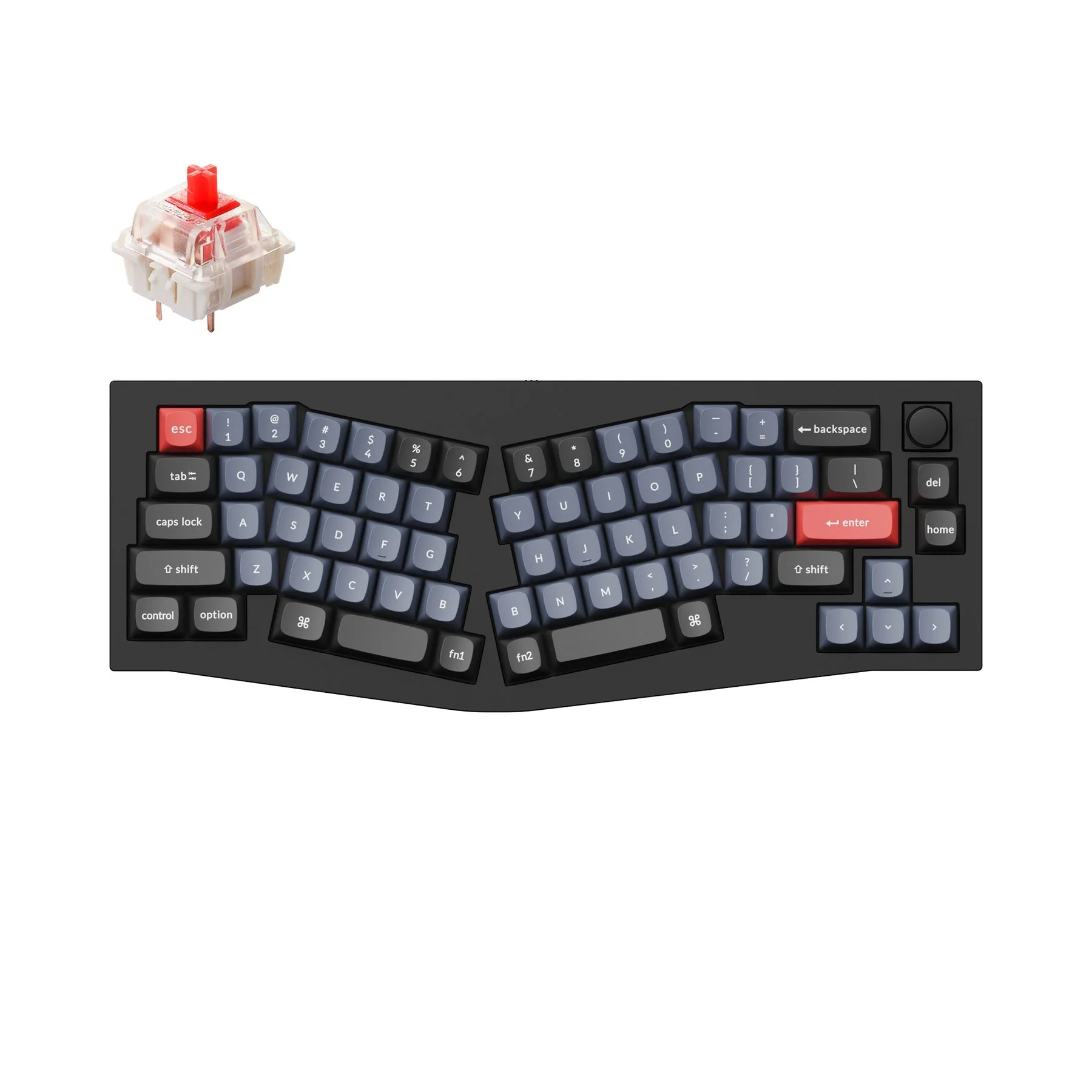 Keychron Q8 (Alice Layout) QMK Custom Mechanical Keyboard (US ANSI Layout) - Image 10
