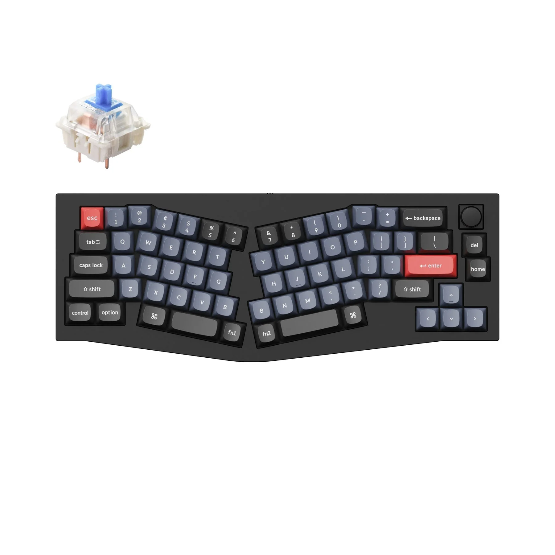 Keychron Q8 (Alice Layout) QMK Custom Mechanical Keyboard (US ANSI Layout) - Image 11