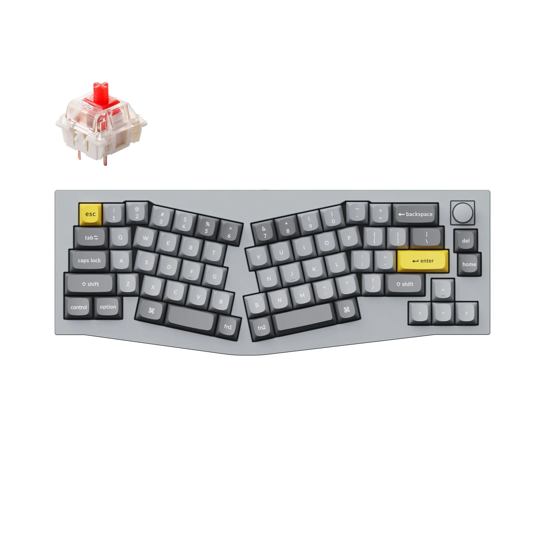 Keychron Q8 (Alice Layout) QMK Custom Mechanical Keyboard (US ANSI Layout) - Image 13