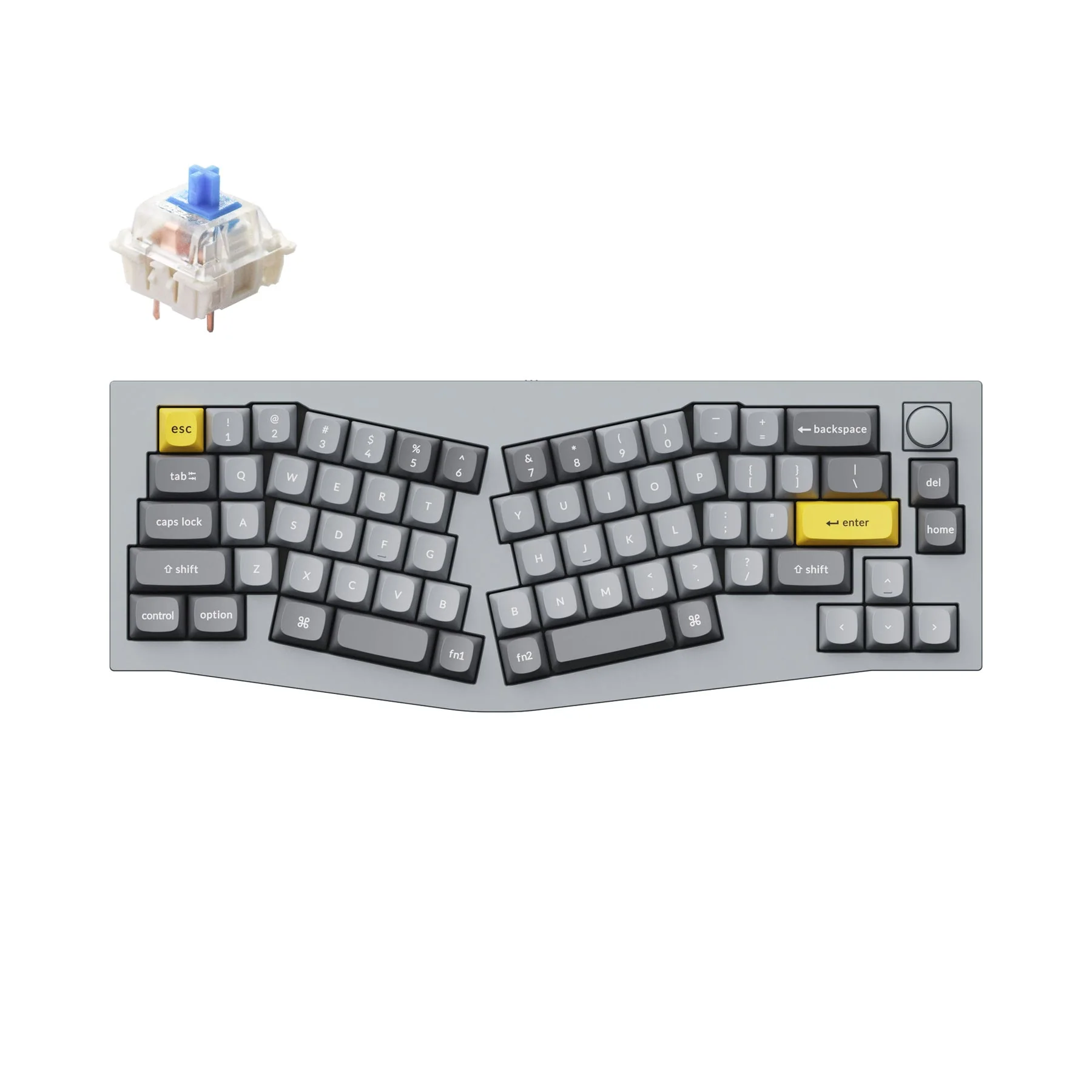 Keychron Q8 (Alice Layout) QMK Custom Mechanical Keyboard (US ANSI Layout) - Image 14