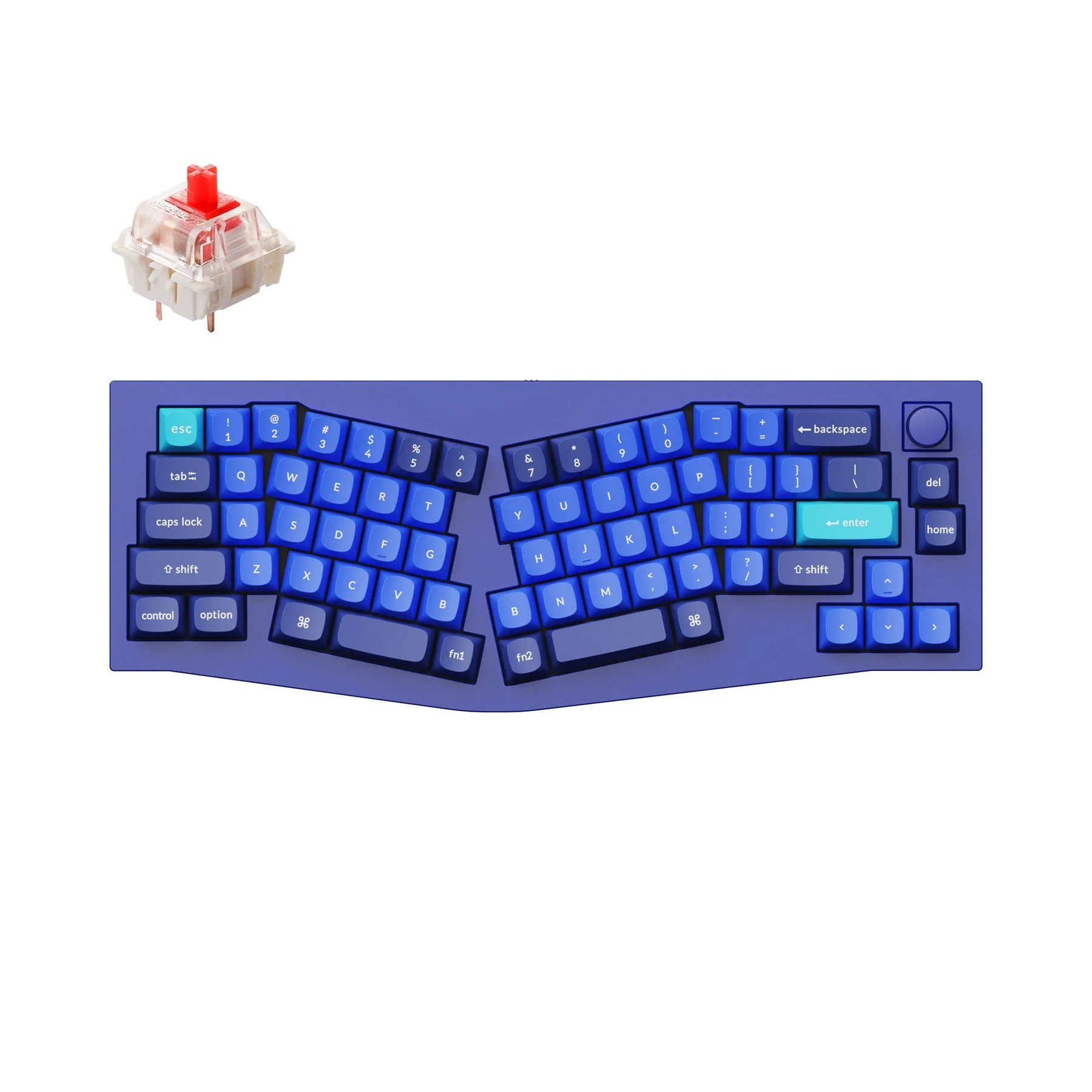 Keychron Q8 (Alice Layout) QMK Custom Mechanical Keyboard (US ANSI Layout) - Image 16