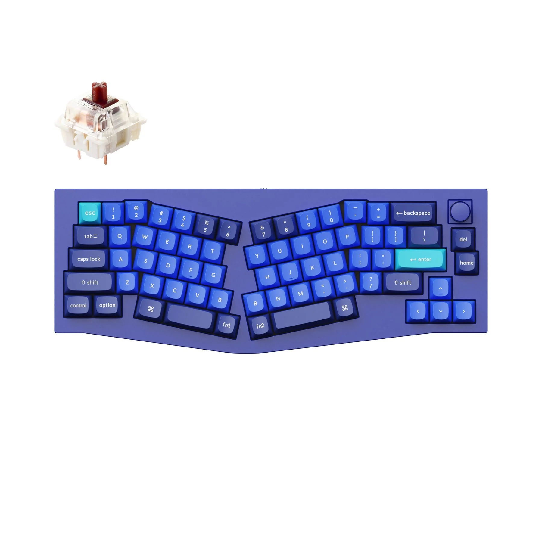 Keychron Q8 (Alice Layout) QMK Custom Mechanical Keyboard (US ANSI Layout) - Image 18