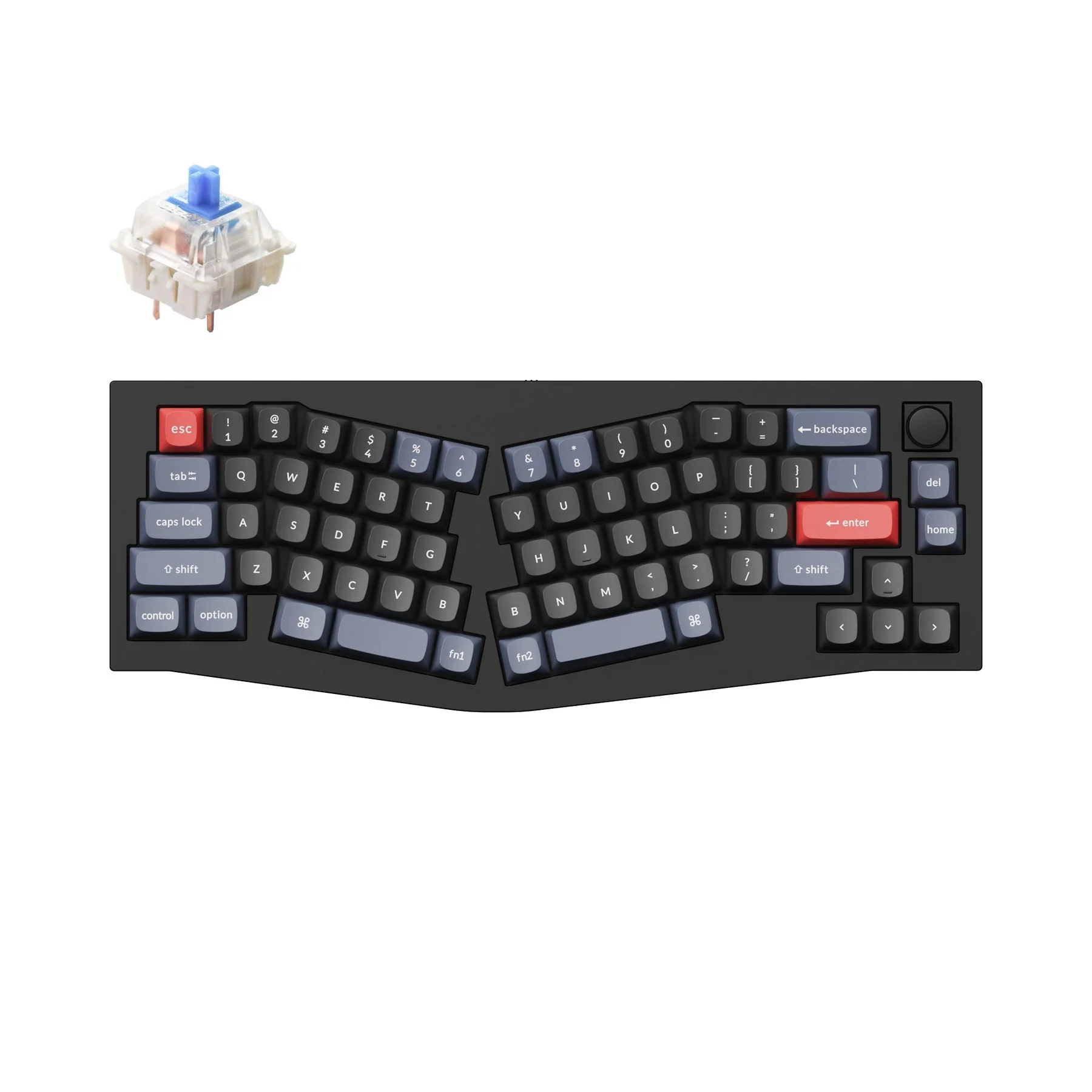 Keychron Q8 (Alice Layout) QMK Custom Mechanical Keyboard (US ANSI Layout) - Image 20