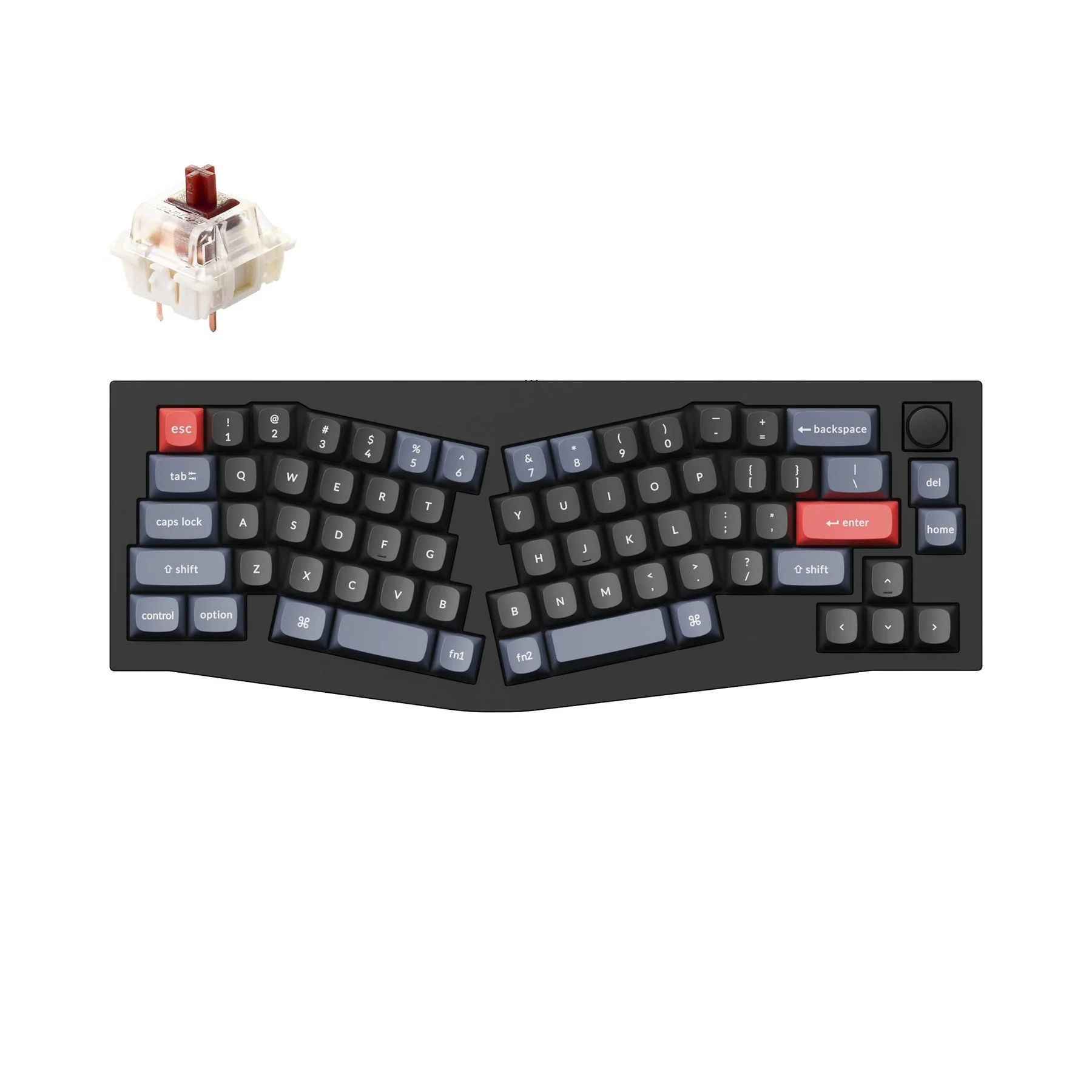 Keychron Q8 (Alice Layout) QMK Custom Mechanical Keyboard (US ANSI Layout) - Image 21
