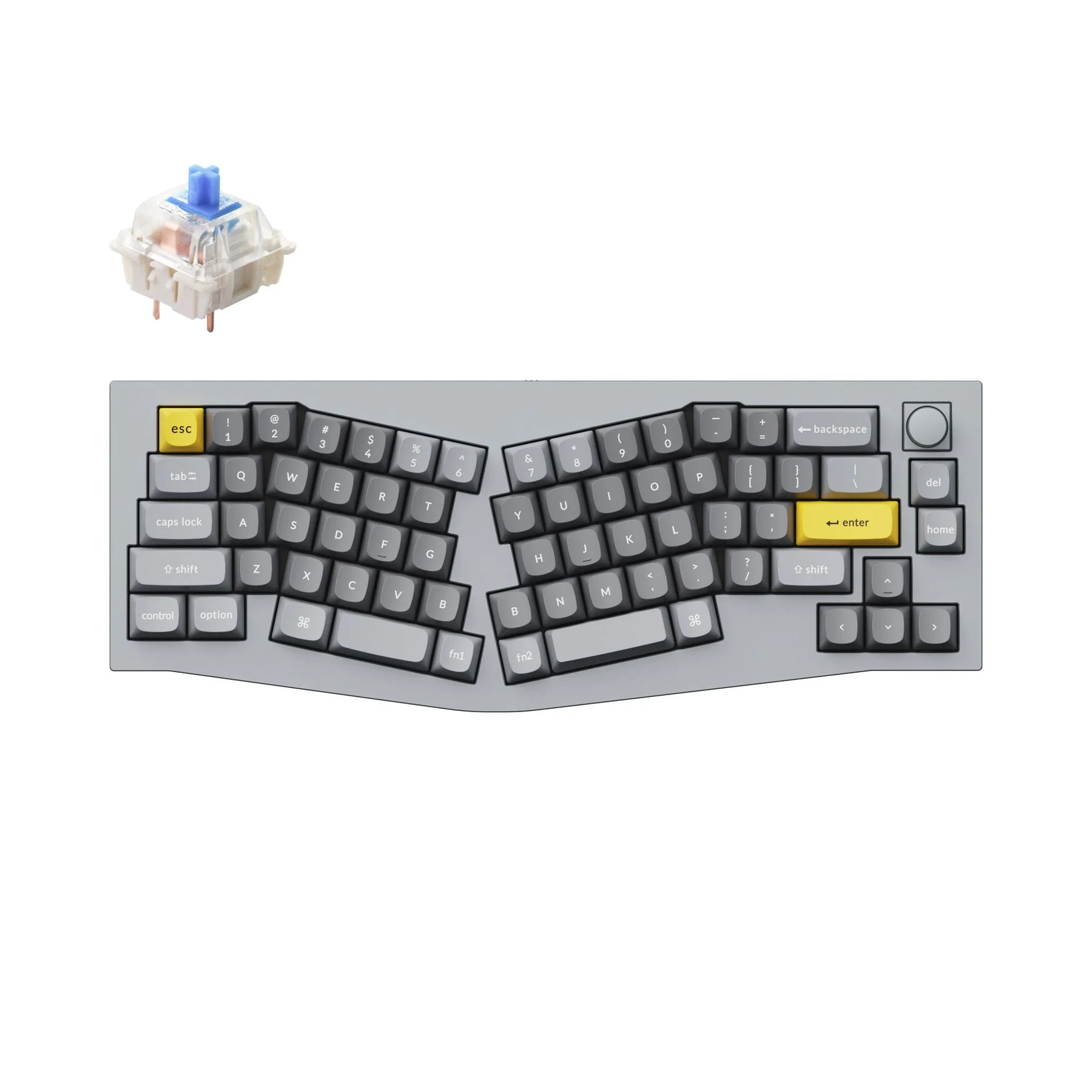 Keychron Q8 (Alice Layout) QMK Custom Mechanical Keyboard (US ANSI Layout) - Image 23