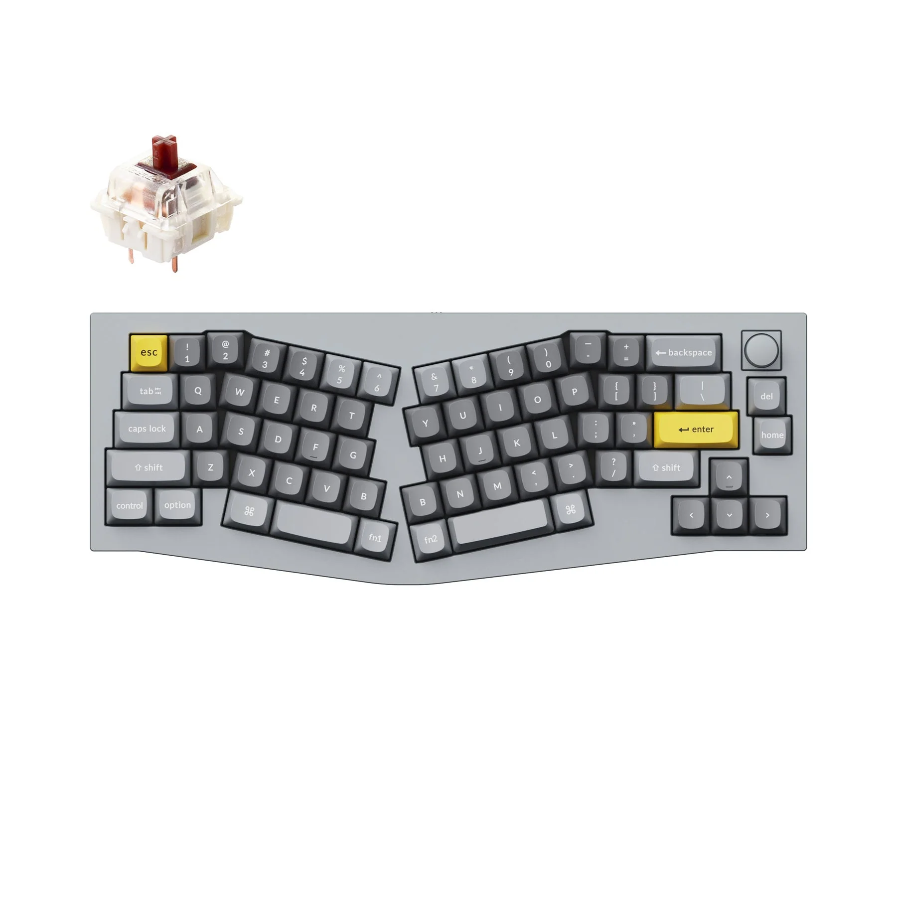 Keychron Q8 (Alice Layout) QMK Custom Mechanical Keyboard (US ANSI Layout) - Image 24