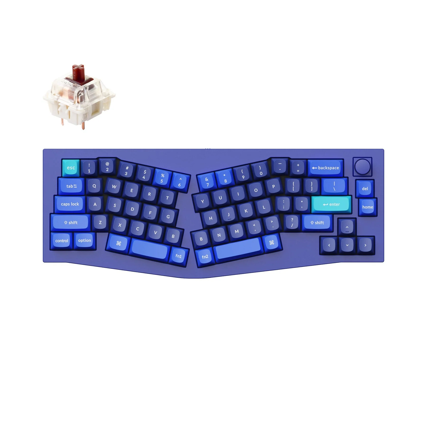 Keychron Q8 (Alice Layout) QMK Custom Mechanical Keyboard (US ANSI Layout) - Image 27