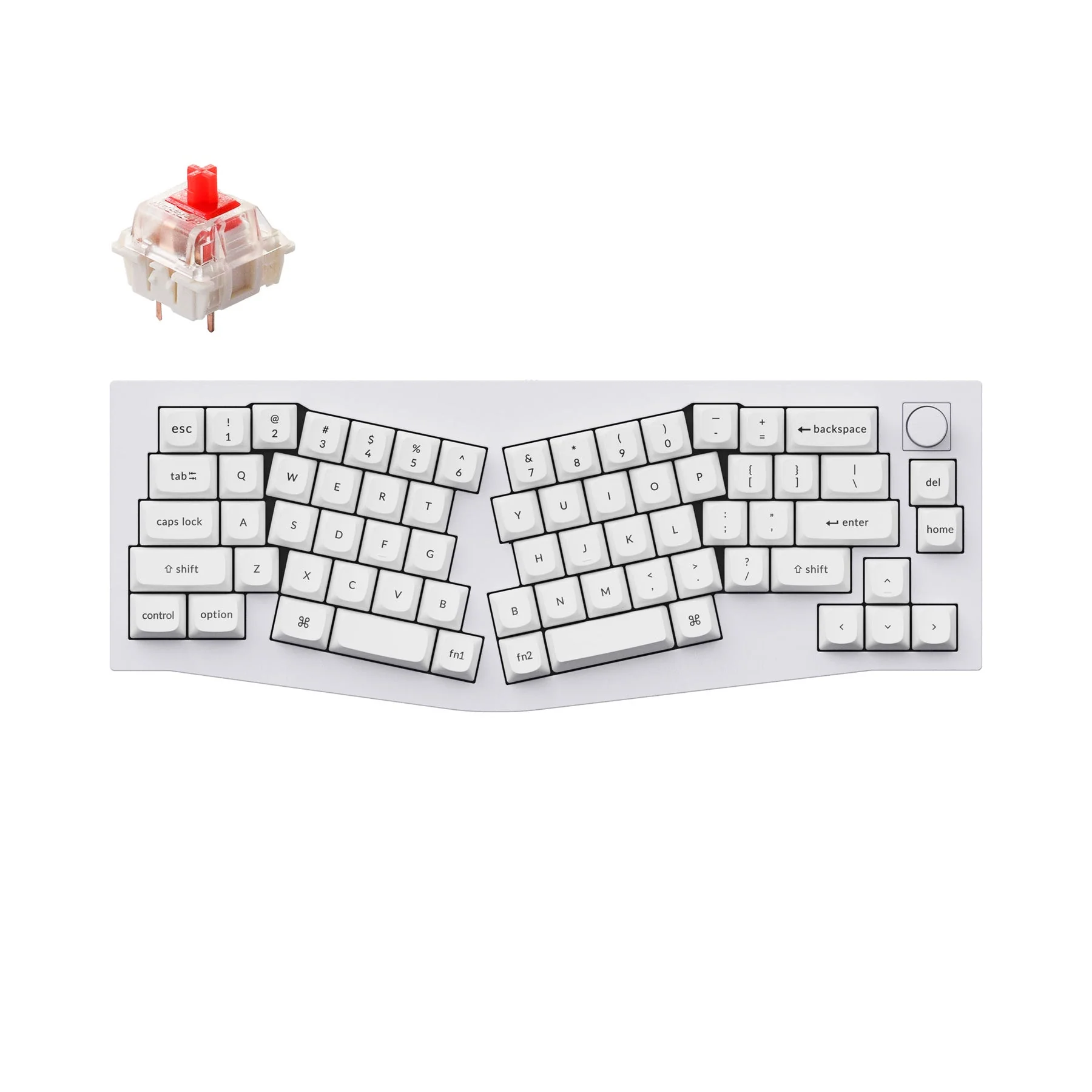 Keychron Q8 (Alice Layout) QMK Custom Mechanical Keyboard (US ANSI Layout) - Image 28