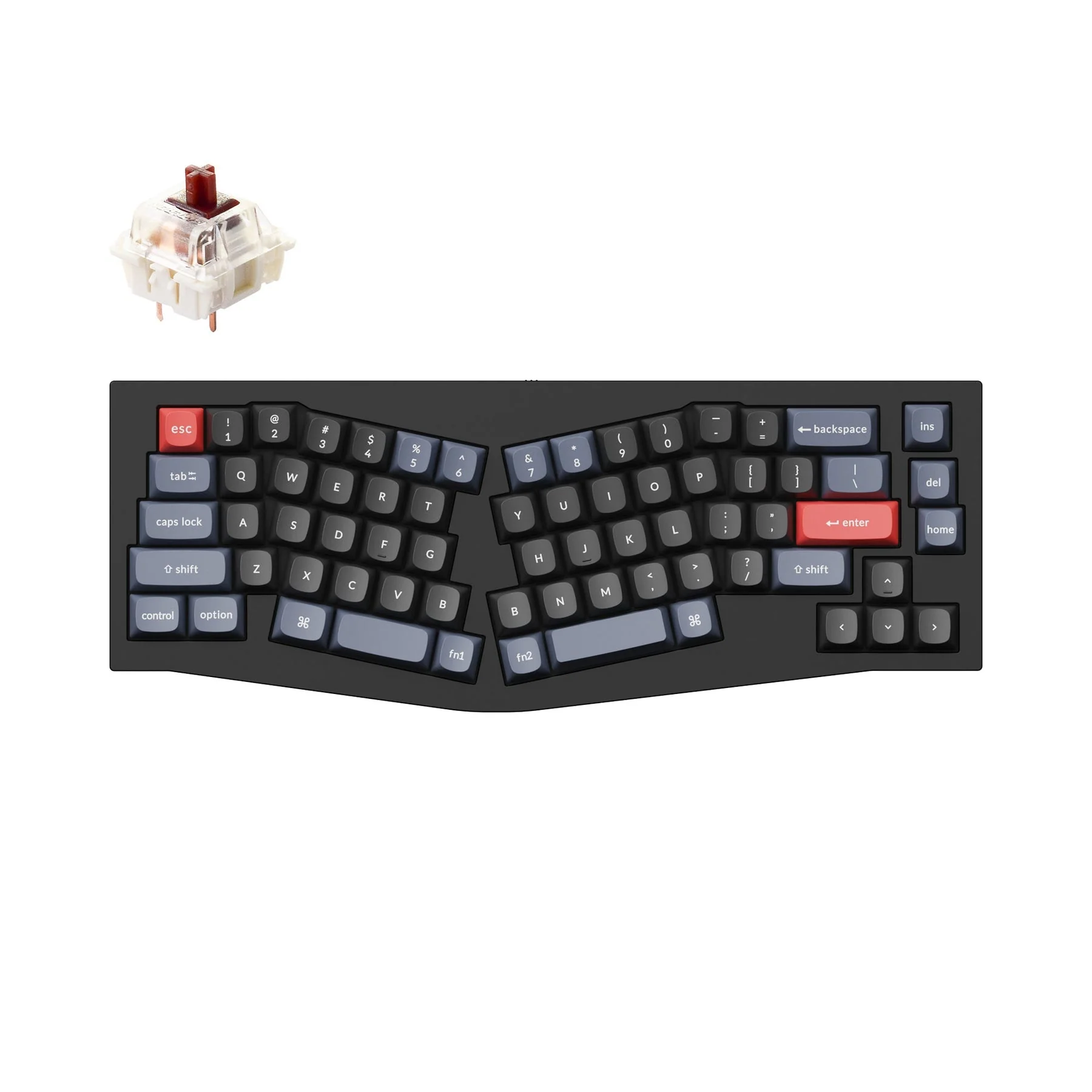 Keychron Q8 (Alice Layout) QMK Custom Mechanical Keyboard (US ANSI Layout) - Image 3