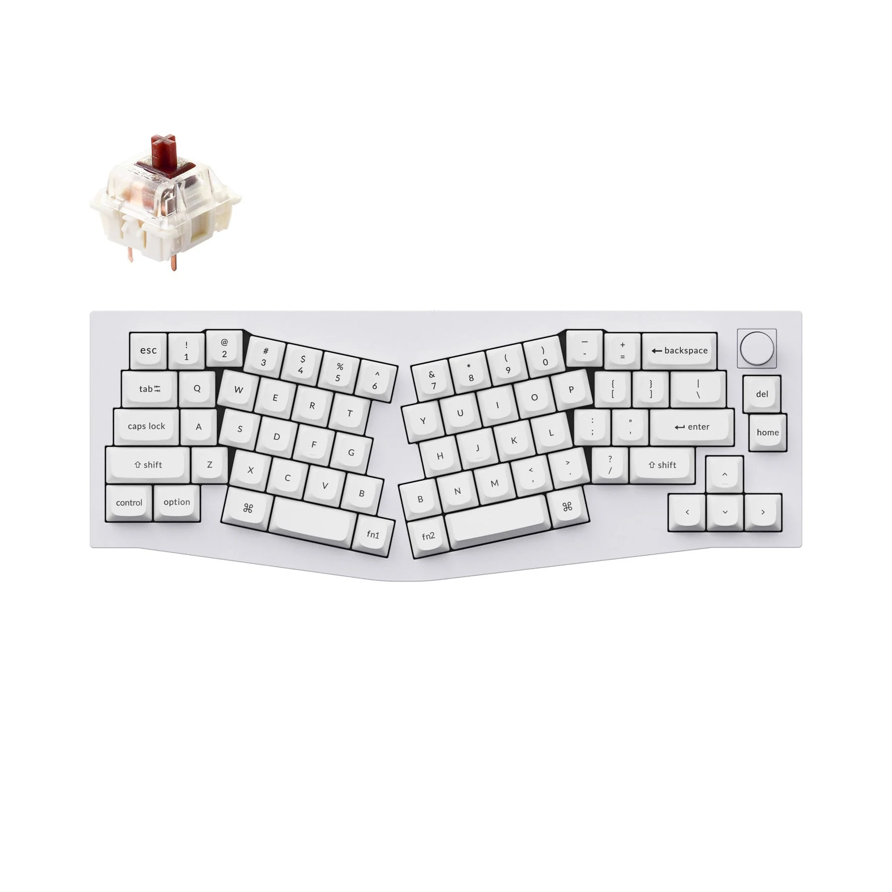 Keychron Q8 (Alice Layout) QMK Custom Mechanical Keyboard (US ANSI Layout) - Image 30