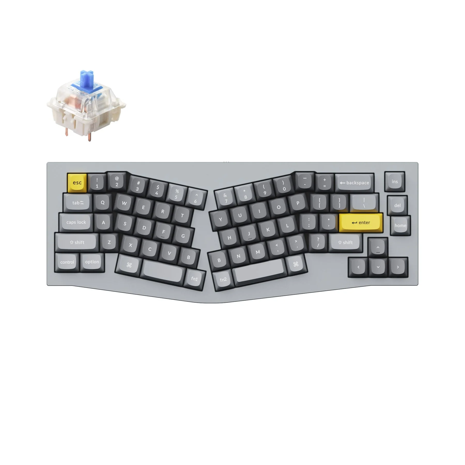 Keychron Q8 (Alice Layout) QMK Custom Mechanical Keyboard (US ANSI Layout) - Image 5
