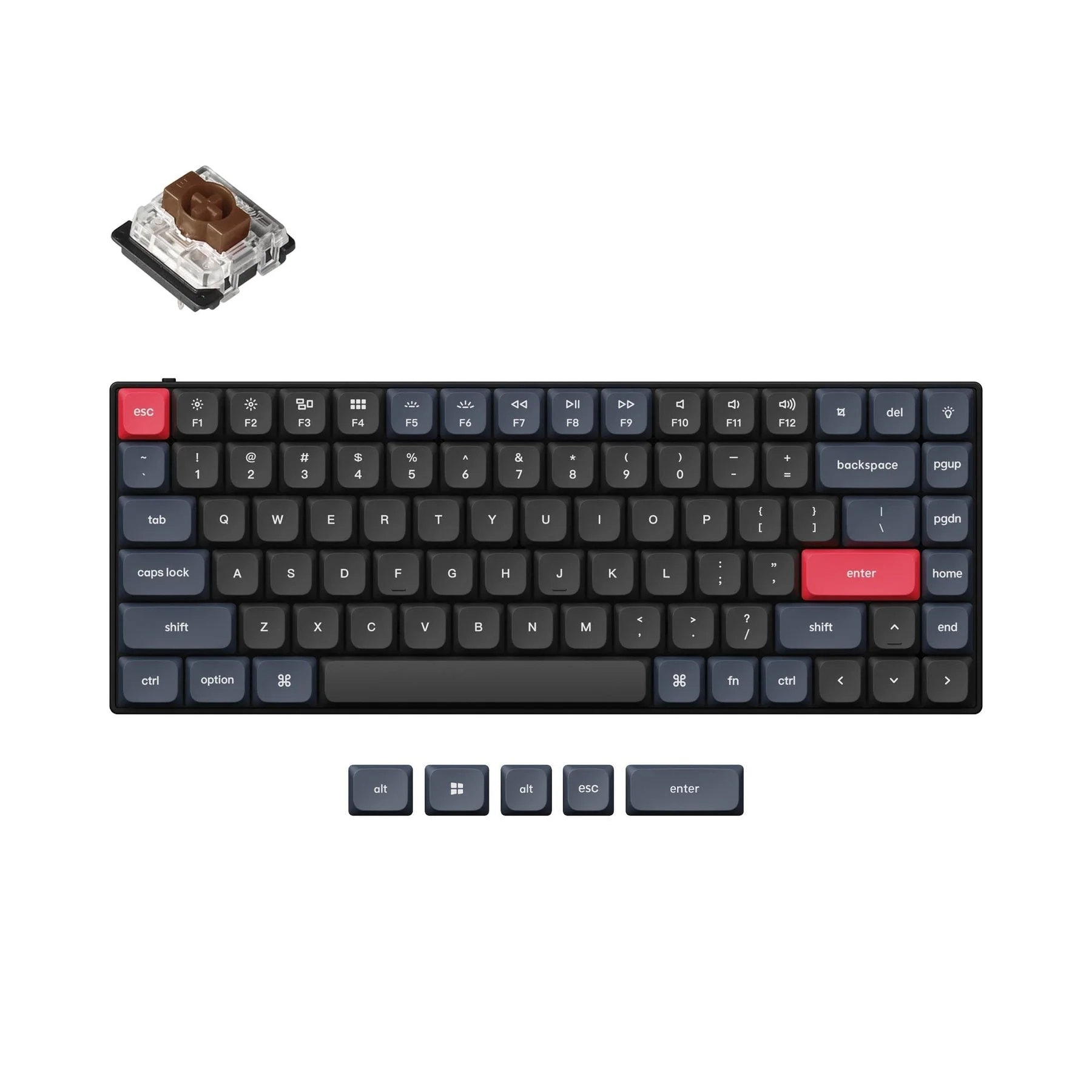 Keychron S1 QMK Custom Mechanical Keyboard (US ANSI Layout) - Image 3