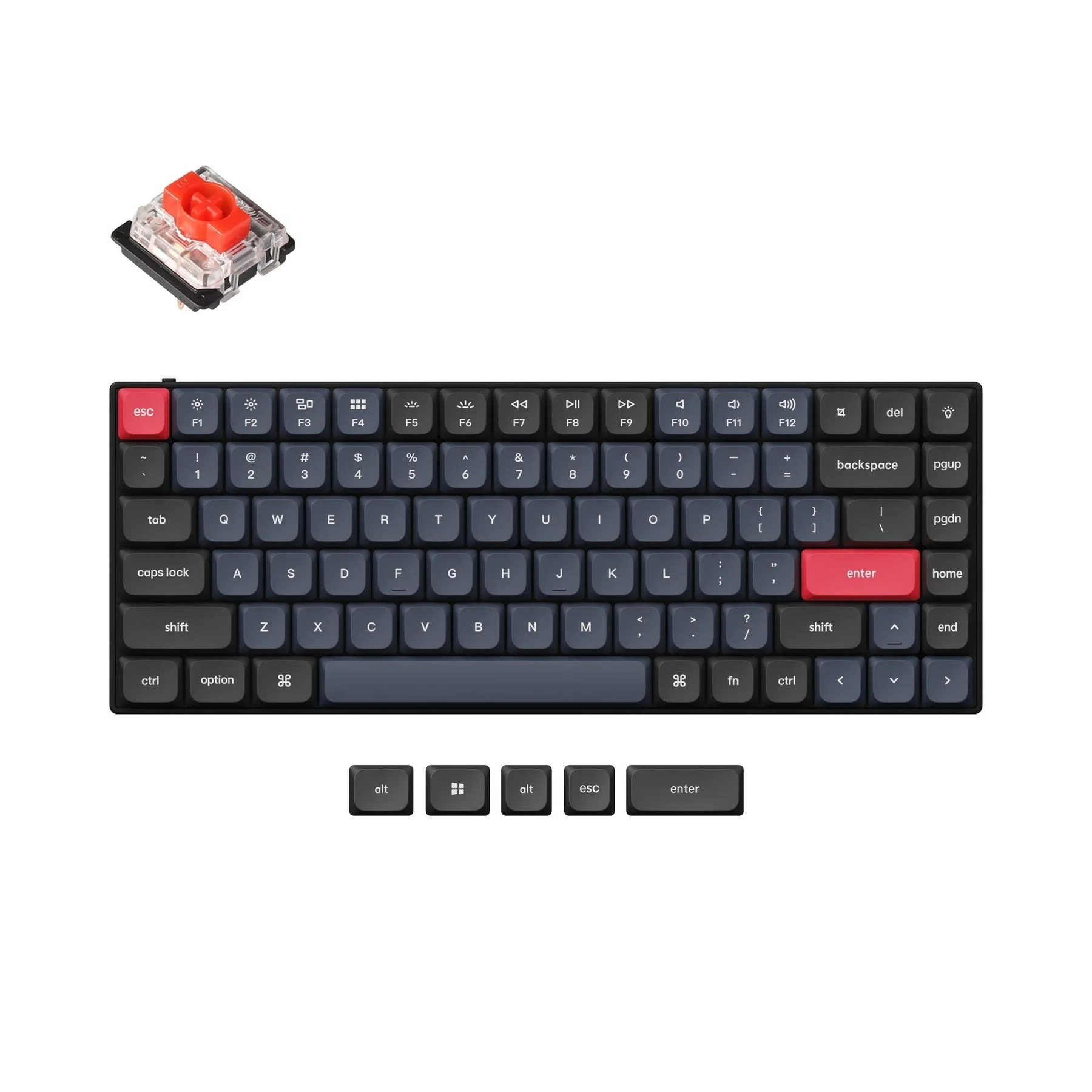 Keychron S1 QMK Custom Mechanical Keyboard (US ANSI Layout) - Image 4