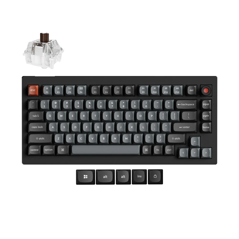 Keychron V1 8K QMK Wired Custom Mechanical Keyboard (US ANSI Layout) - Image 2