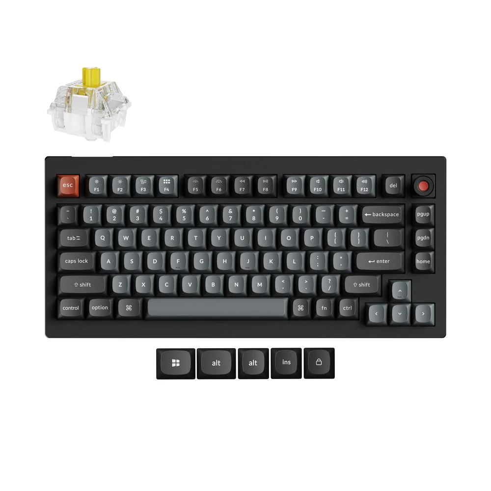 Keychron V1 8K QMK Wired Custom Mechanical Keyboard (US ANSI Layout) - Image 3