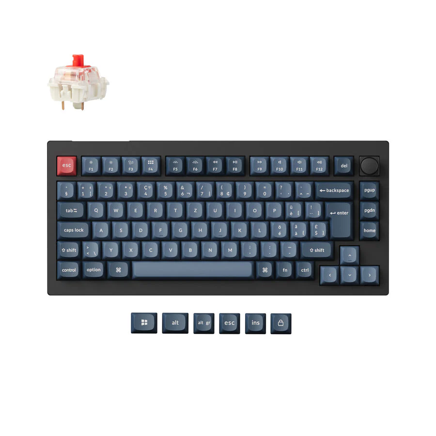 Keychron V1 Max QMK Wireless Custom Mechanical Keyboard ISO Layout Collection - Image 10