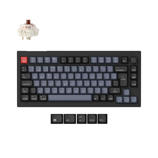 Keychron V1 Max QMK Wireless Custom Mechanical Keyboard ISO Layout Collection - Image 14