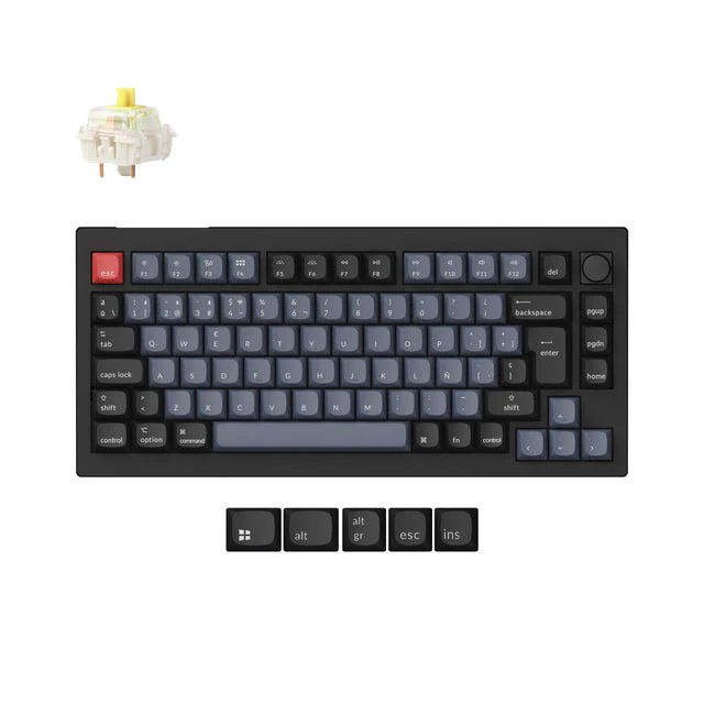 Keychron V1 Max QMK Wireless Custom Mechanical Keyboard ISO Layout Collection - Image 15