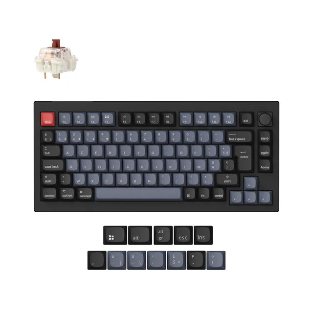 Keychron V1 Max QMK Wireless Custom Mechanical Keyboard ISO Layout Collection - Image 17