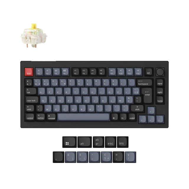Keychron V1 Max QMK Wireless Custom Mechanical Keyboard ISO Layout Collection - Image 18