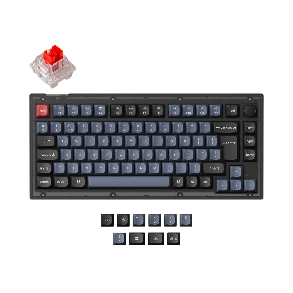 Keychron V1 QMK Custom Mechanical Keyboard ISO Layout Collection - Image 19