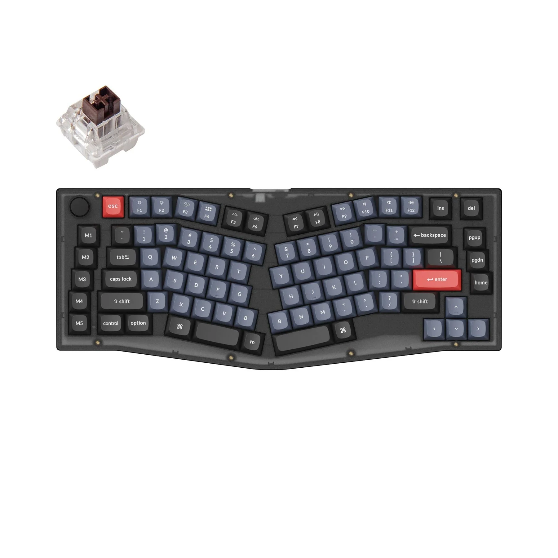 Keychron V10 (Alice Layout) QMK Custom Mechanical Keyboard (US ANSI Layout) - Image 3