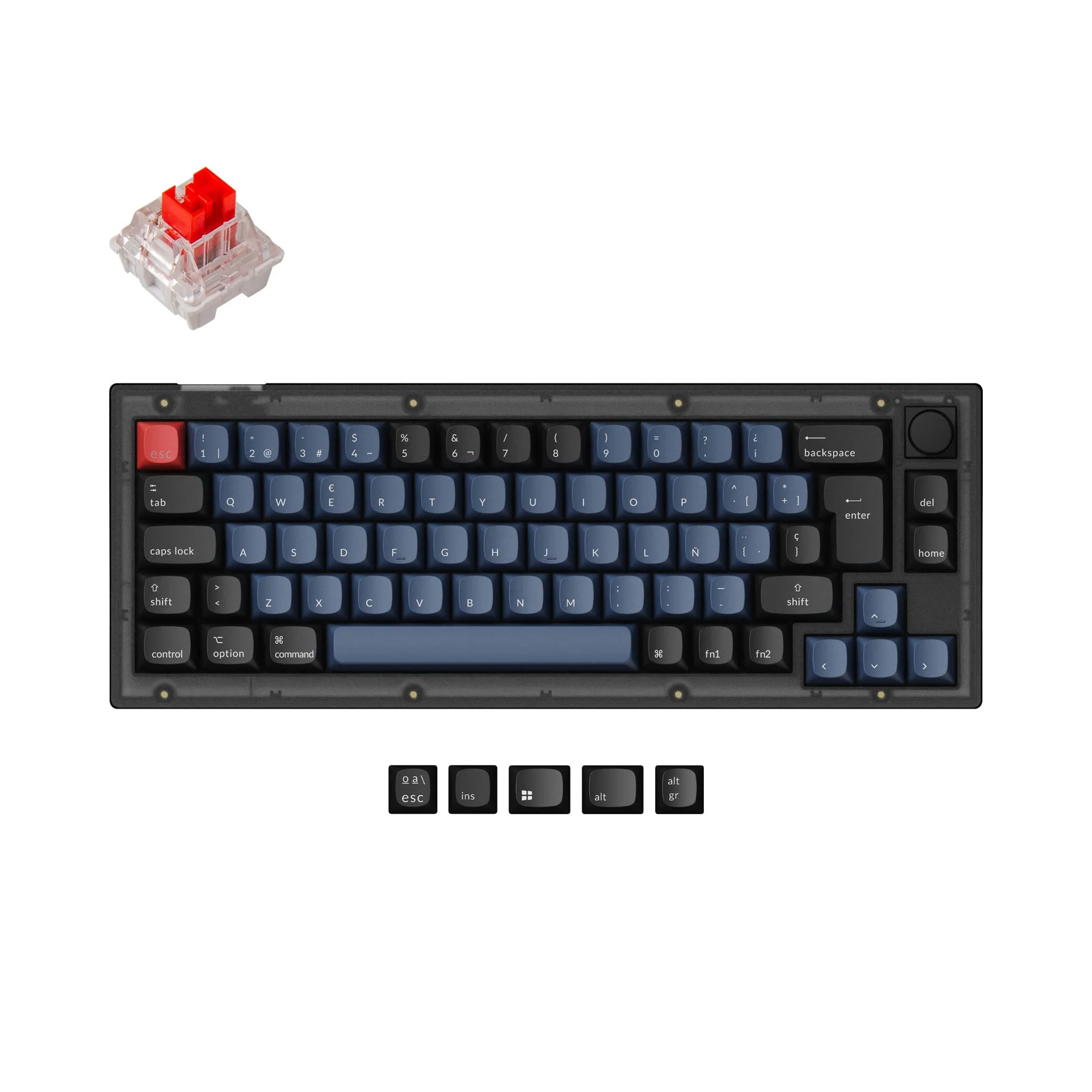 Keychron V2 QMK Custom Mechanical Keyboard ISO Layout Collection - Image 11