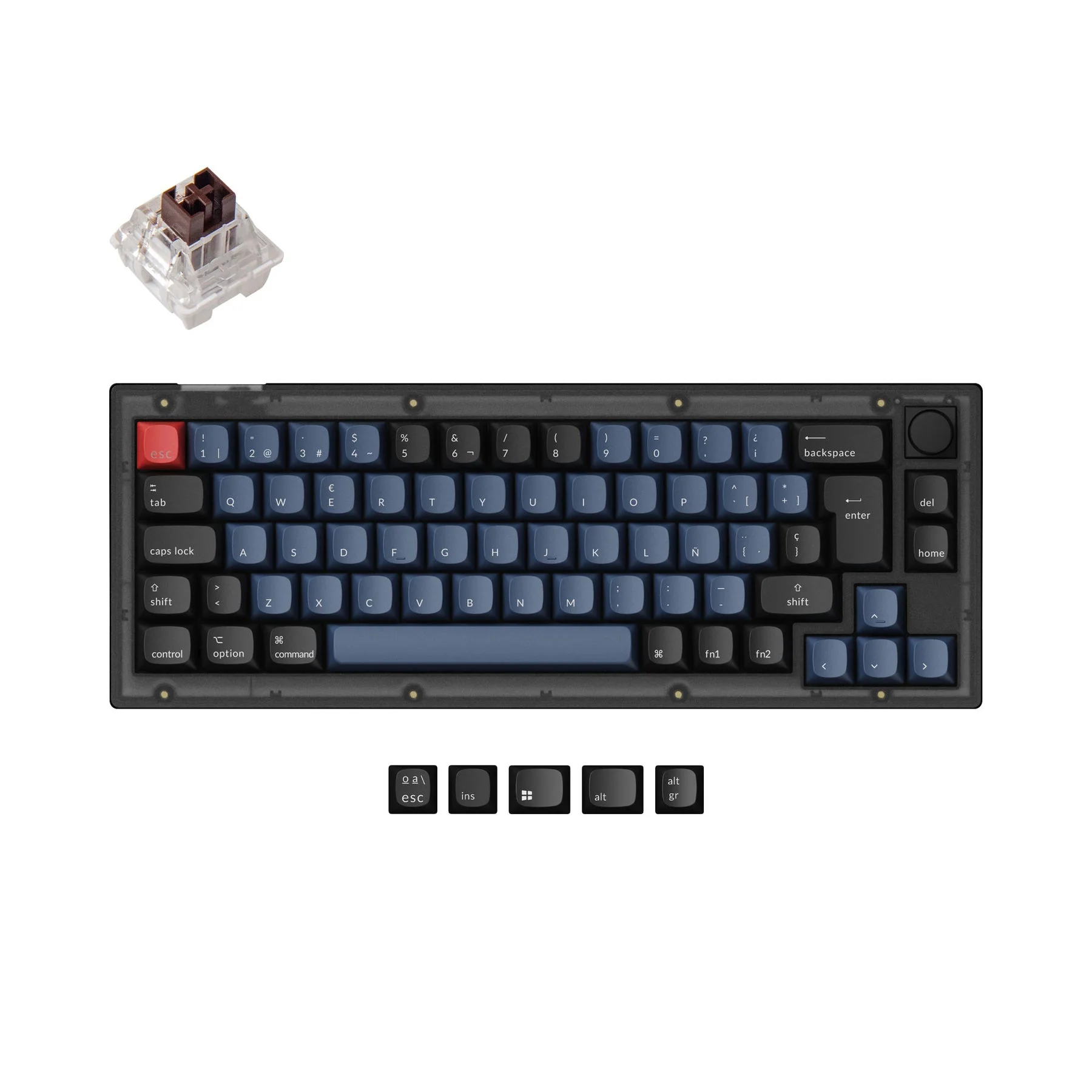 Keychron V2 QMK Custom Mechanical Keyboard ISO Layout Collection - Image 12