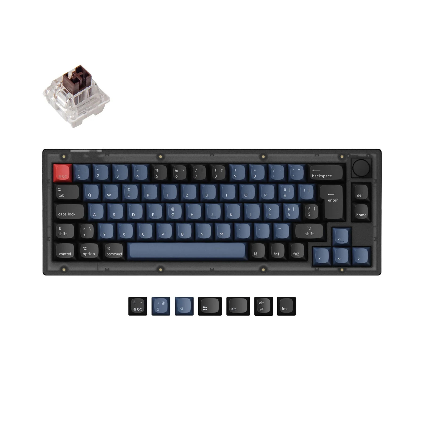 Keychron V2 QMK Custom Mechanical Keyboard ISO Layout Collection - Image 4