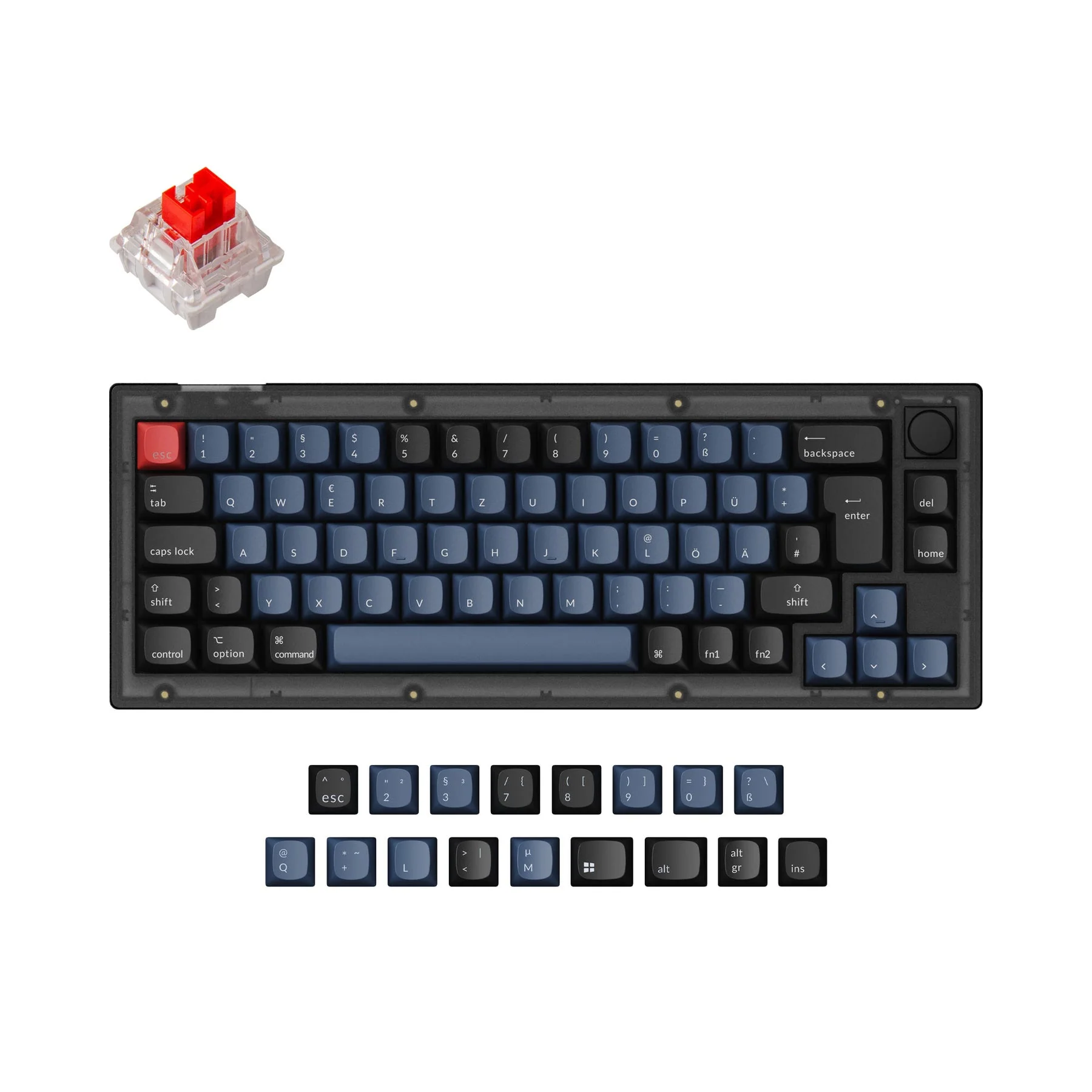 Keychron V2 QMK Custom Mechanical Keyboard ISO Layout Collection - Image 5
